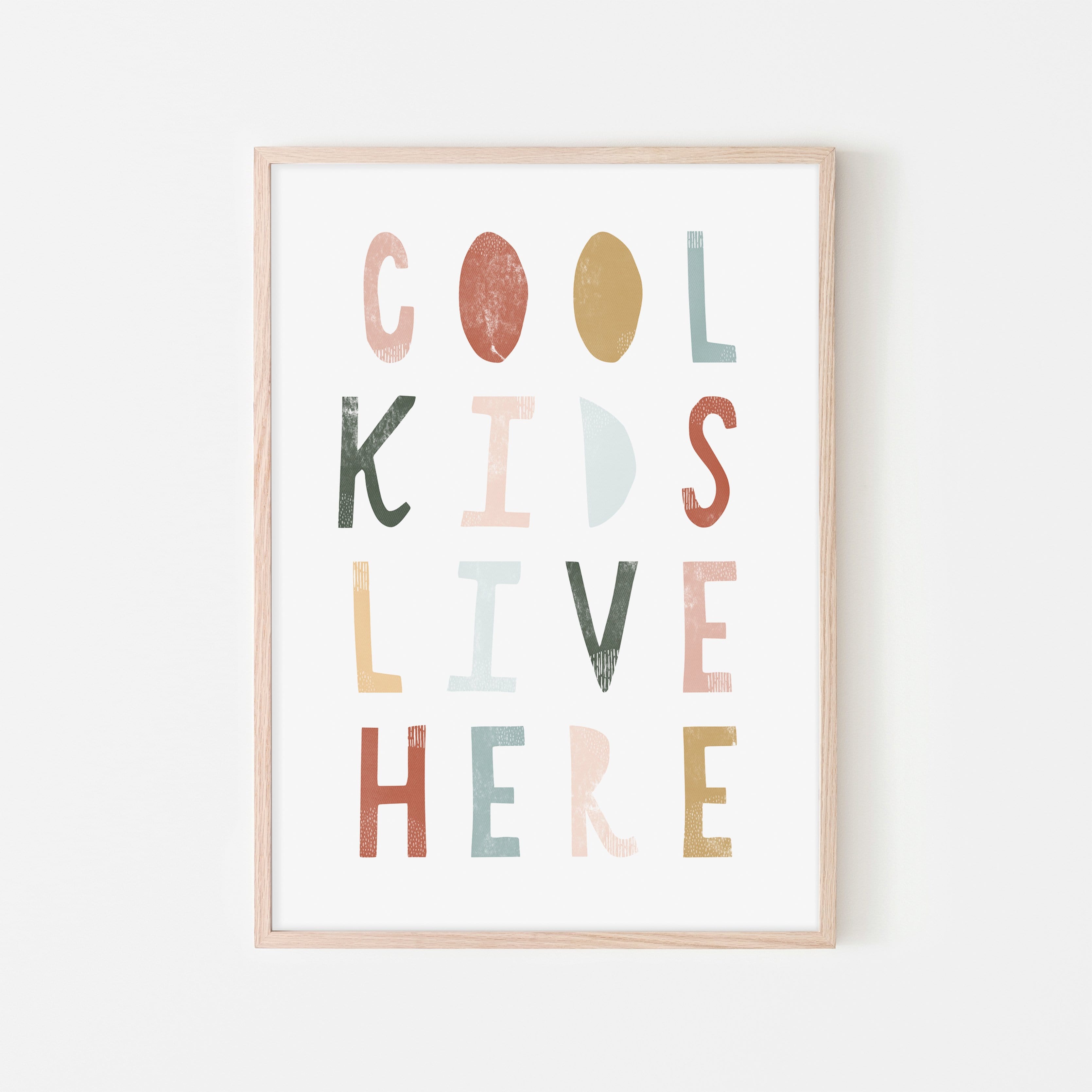 Cool Kids Live Here - Autumn | Framed Print