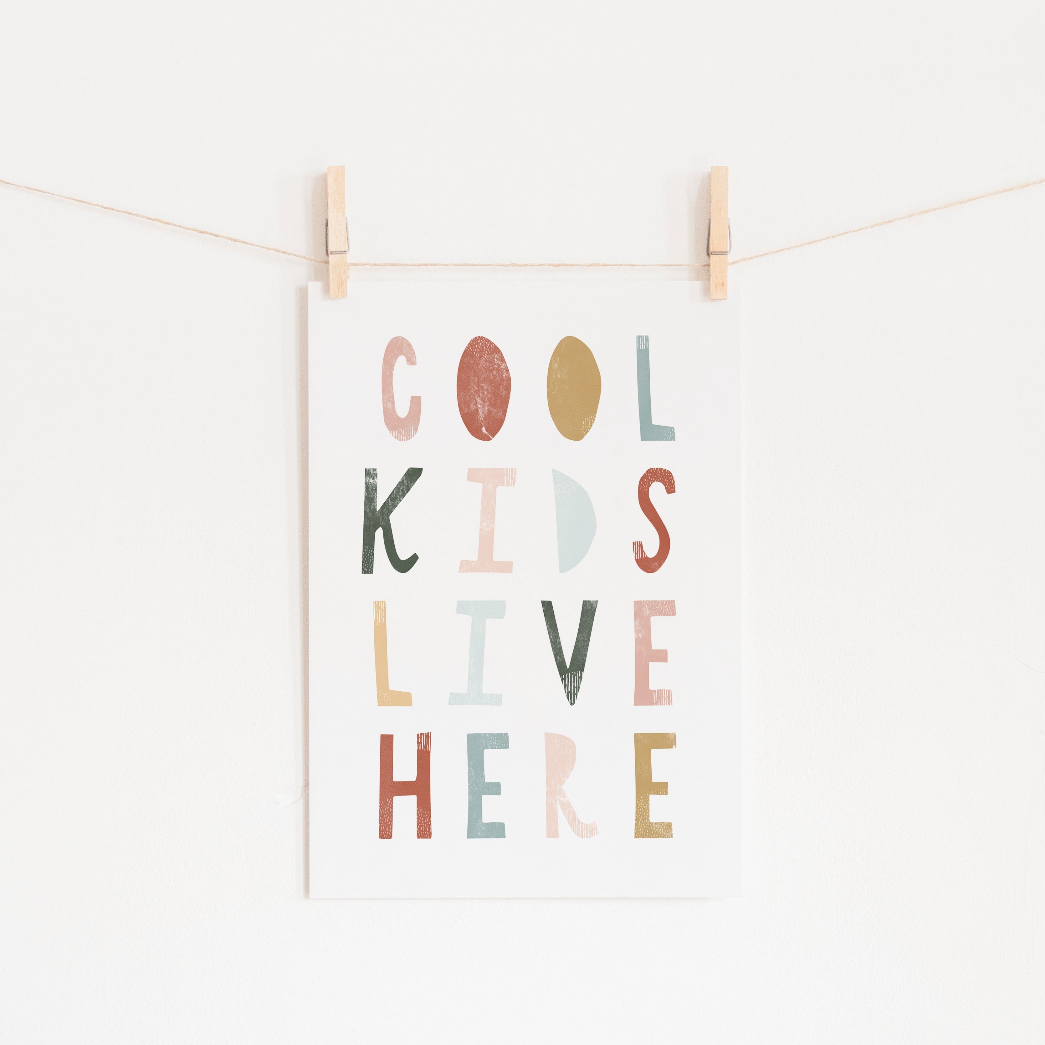 Cool Kids Live Here - Autumn |  Fine Art Print