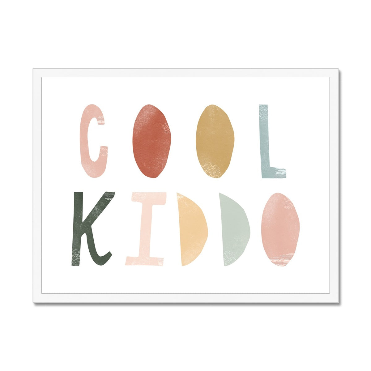 Cool Kiddo - Autumn Walk | Framed Print