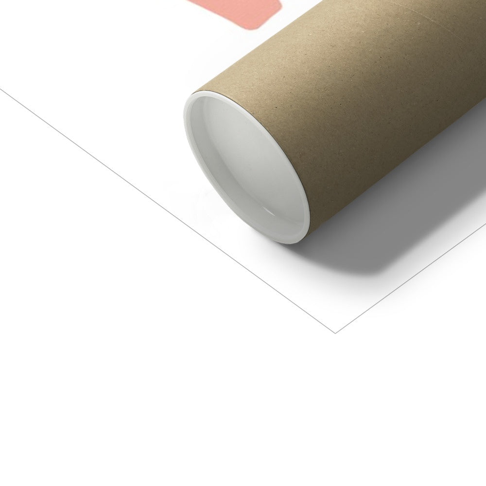 Born To Be Wild Print - Brights Illustrated | Unframed