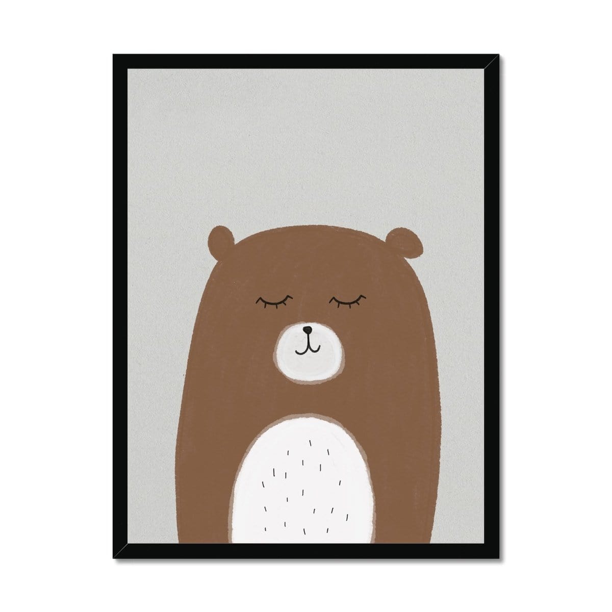 Sleepy Bear | Framed Print