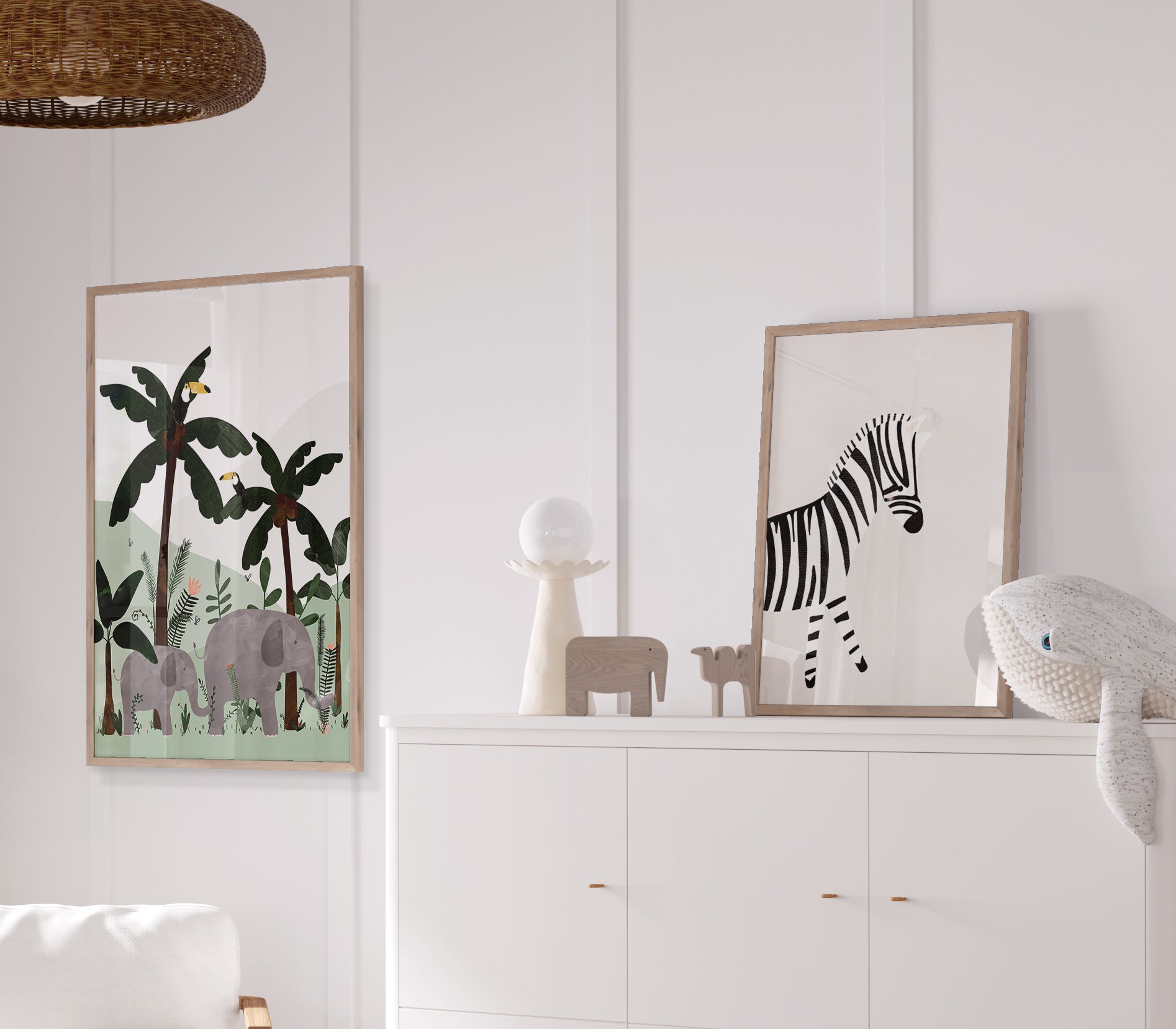 Zebra - Nursery Art |  Unframed