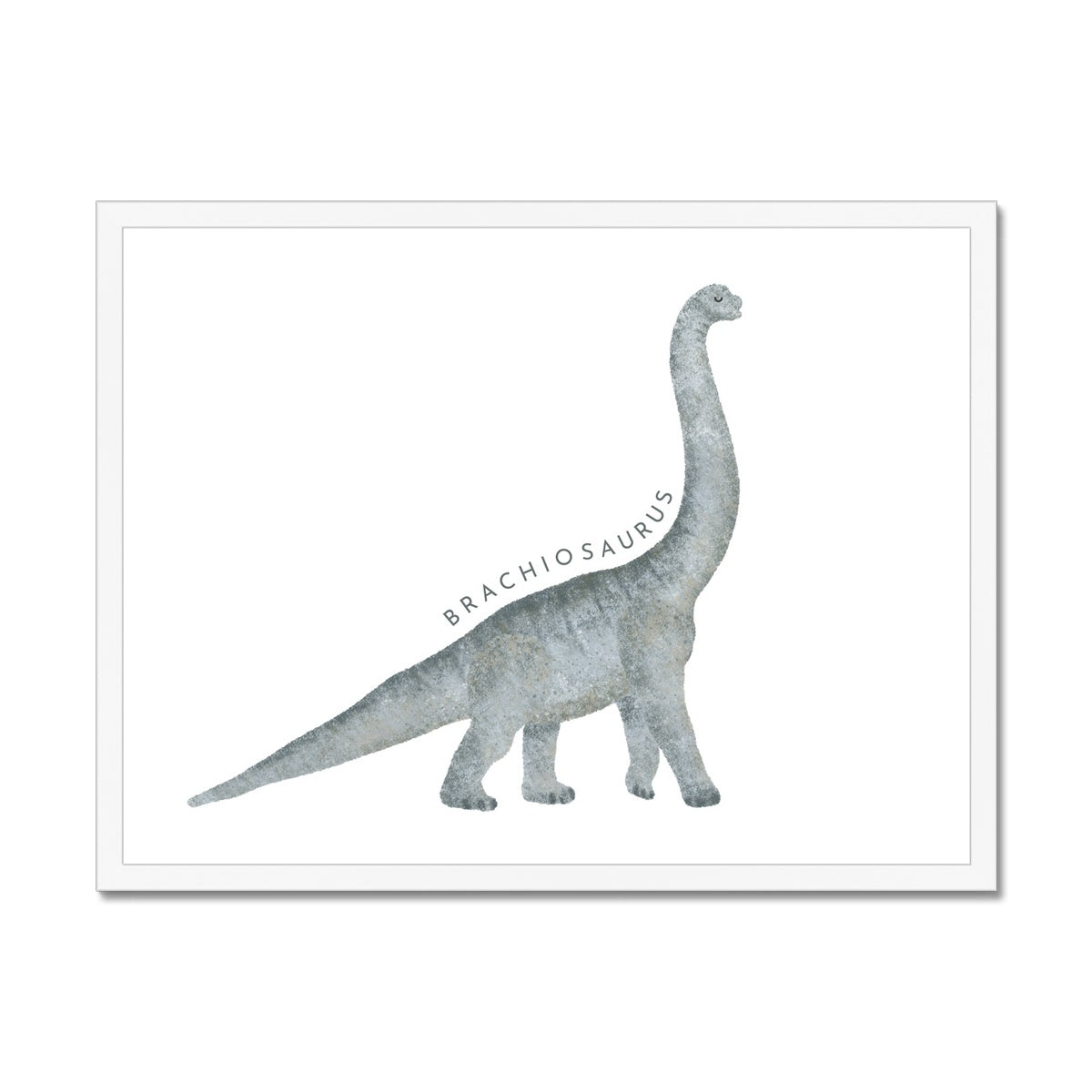 Dinosaur Art - Brachiosaurus | Framed Print