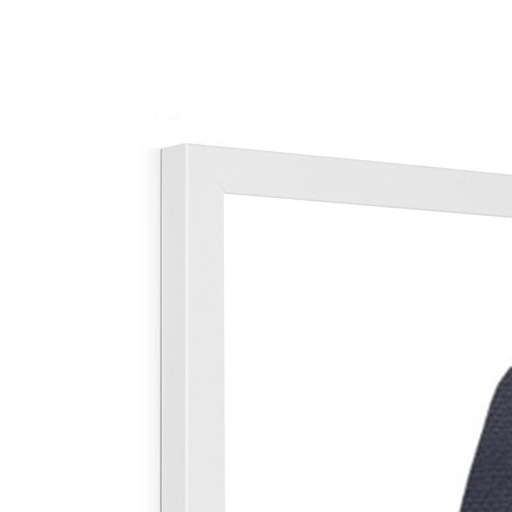 Alphabet Chart - Muted Rainbow | Framed Print