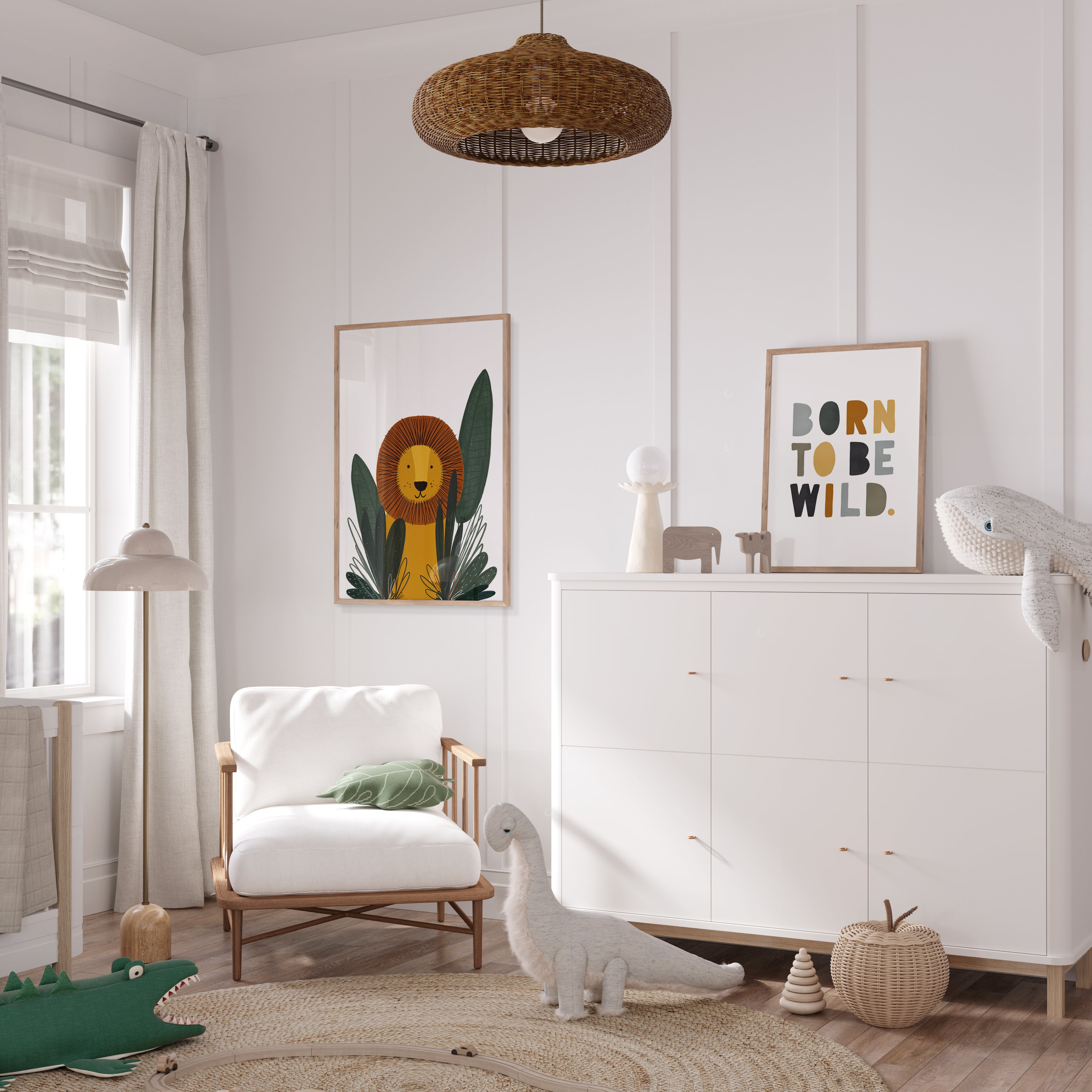 Born To Be Wild Print - Jungle |  Unframed