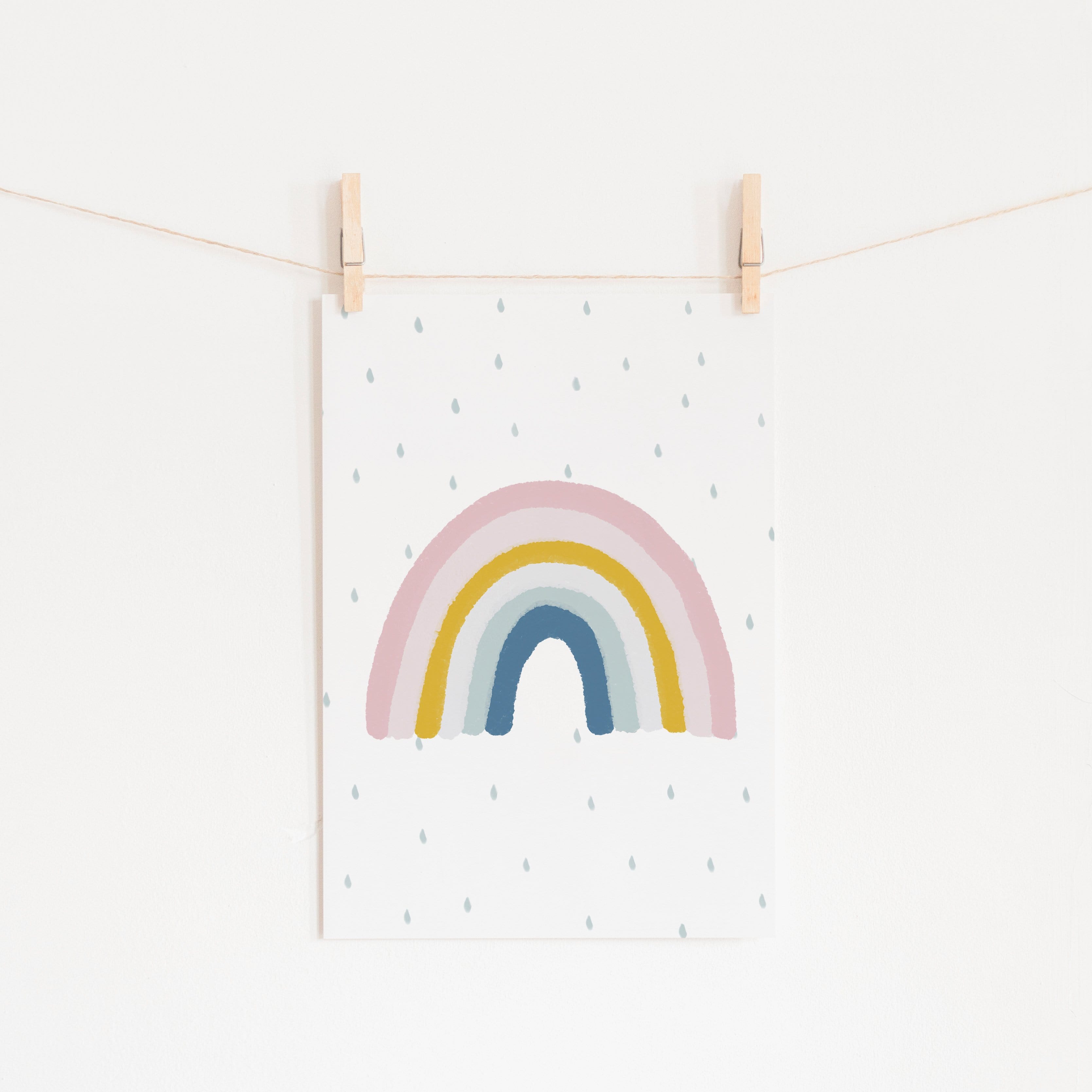 Rainbow Wall Art - Matches H&M Cushion | Unframed