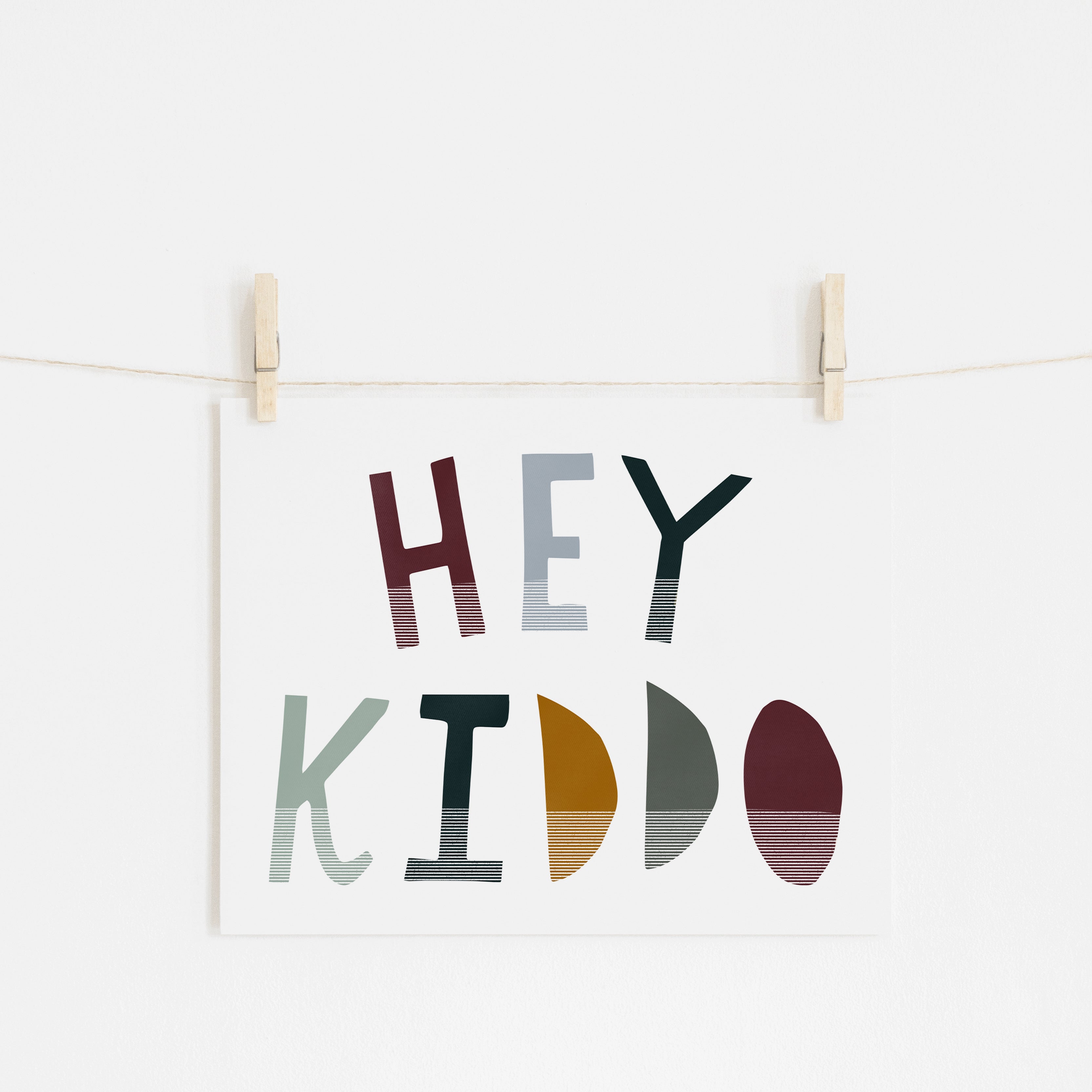 Hey Kiddo - Woodland (Landscape) | Unframed