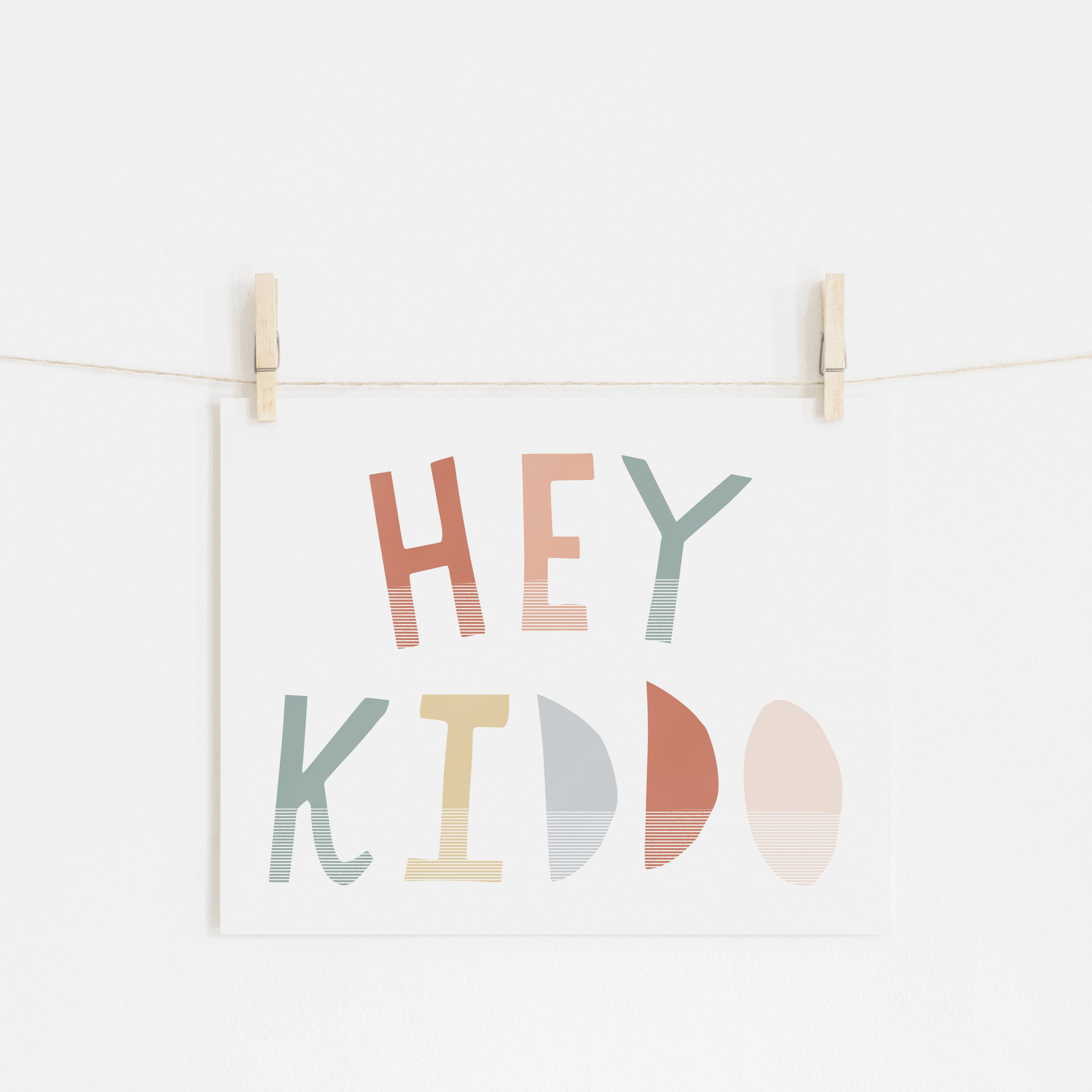 Hey Kiddo - Subtle (Landscape) | Unframed