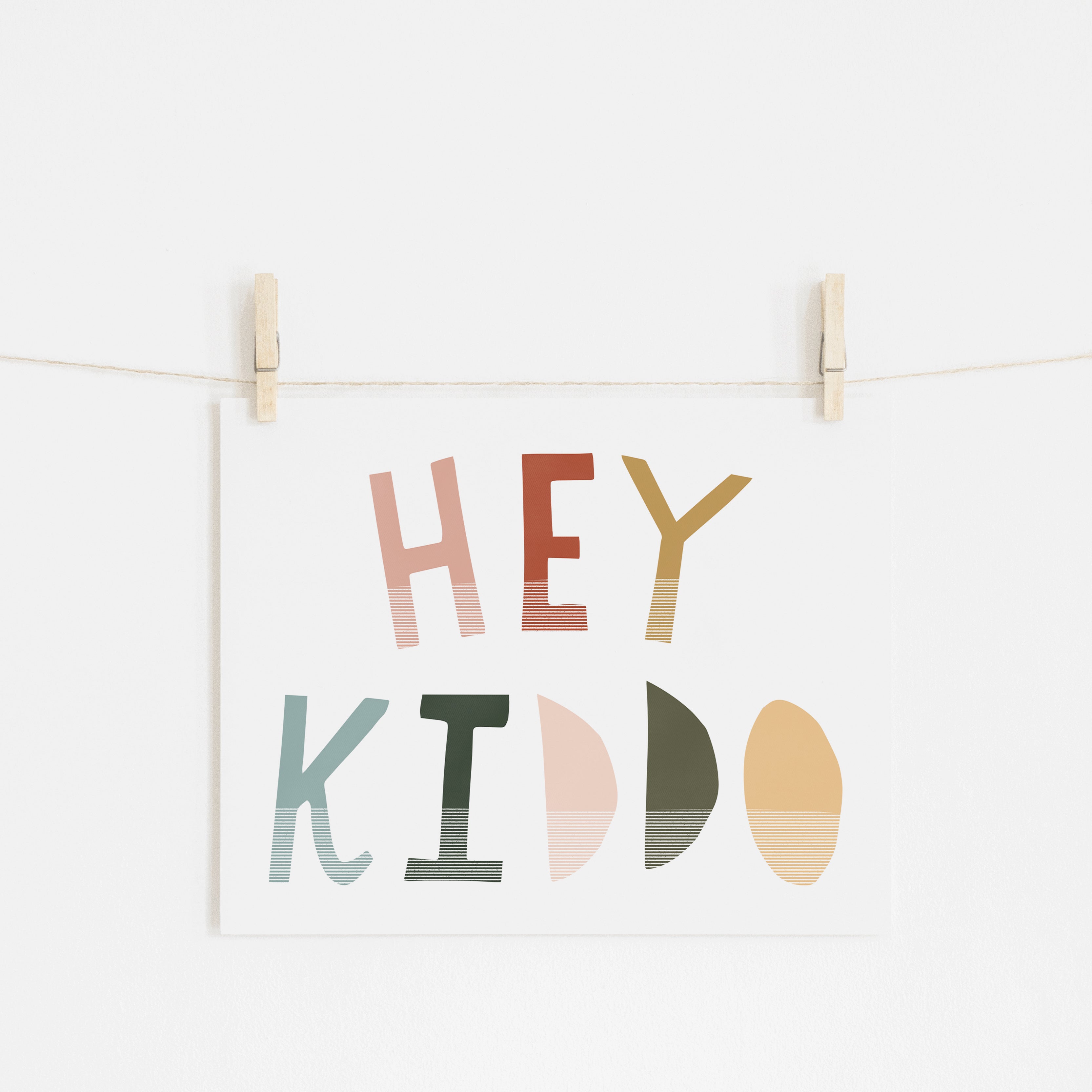 Hey Kiddo - Autumn (Landscape) | Unframed