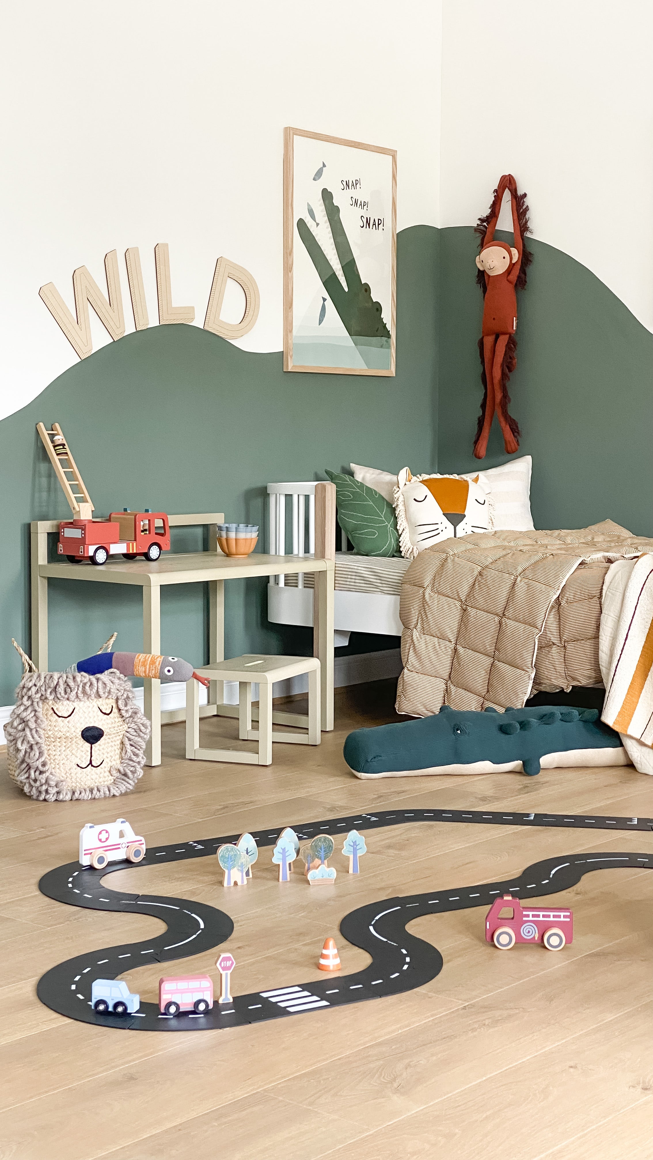 Crocodile & Fish | Unframed