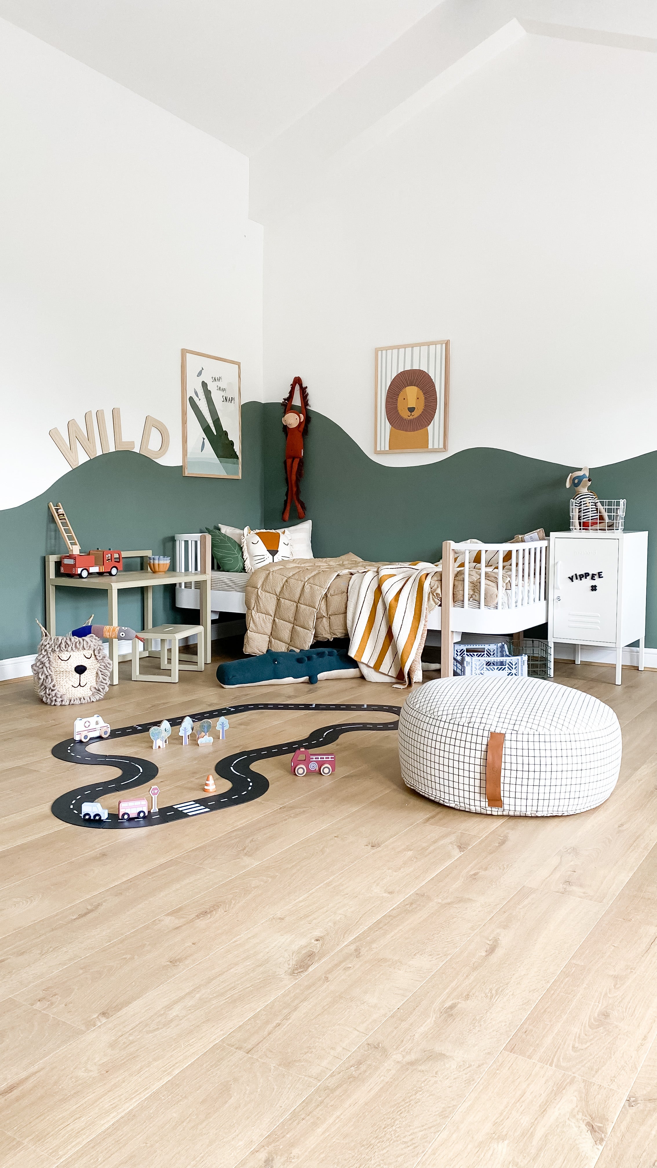 Crocodile & Fish | Framed Print