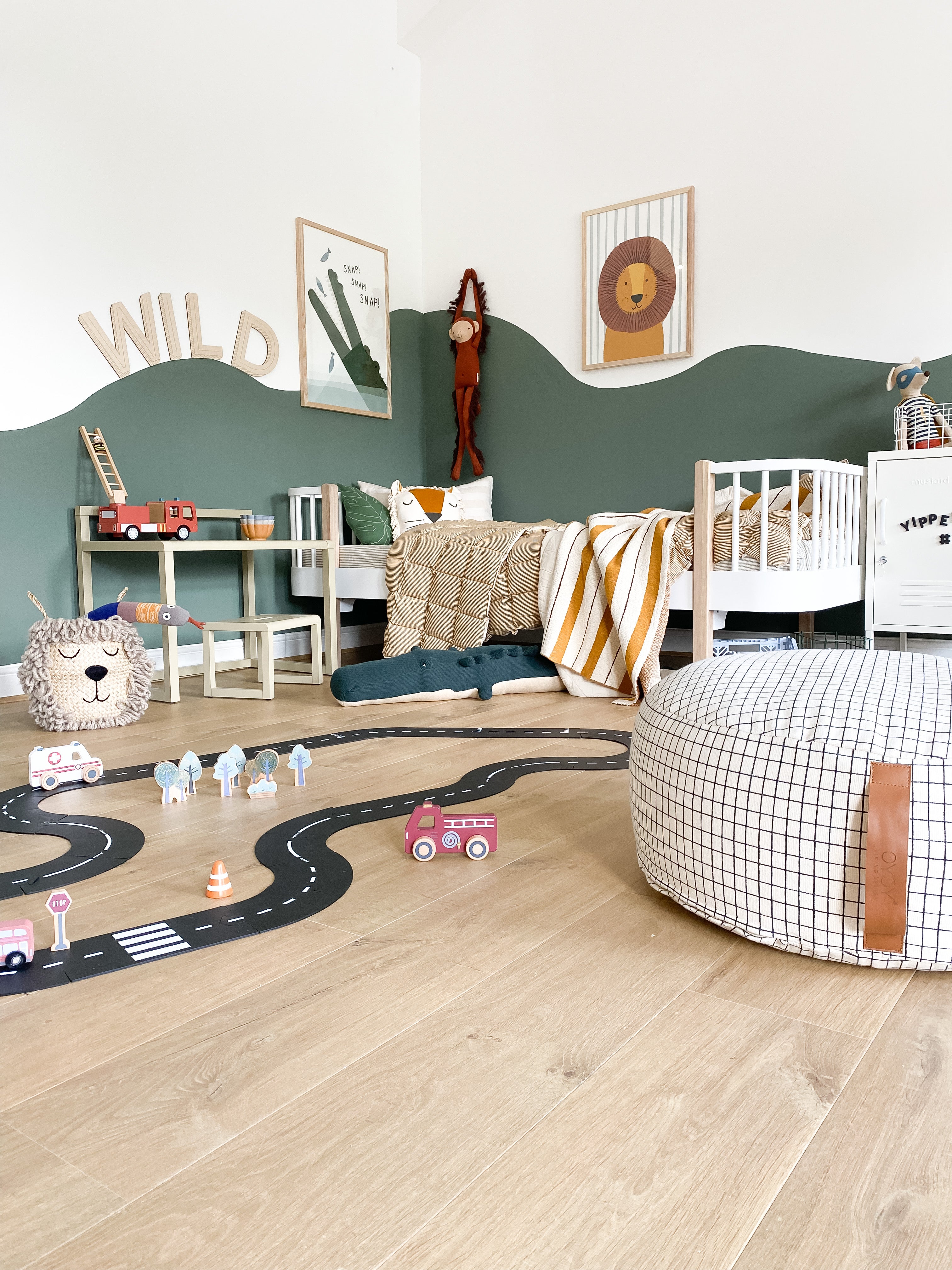 Crocodile & Fish | Framed Print