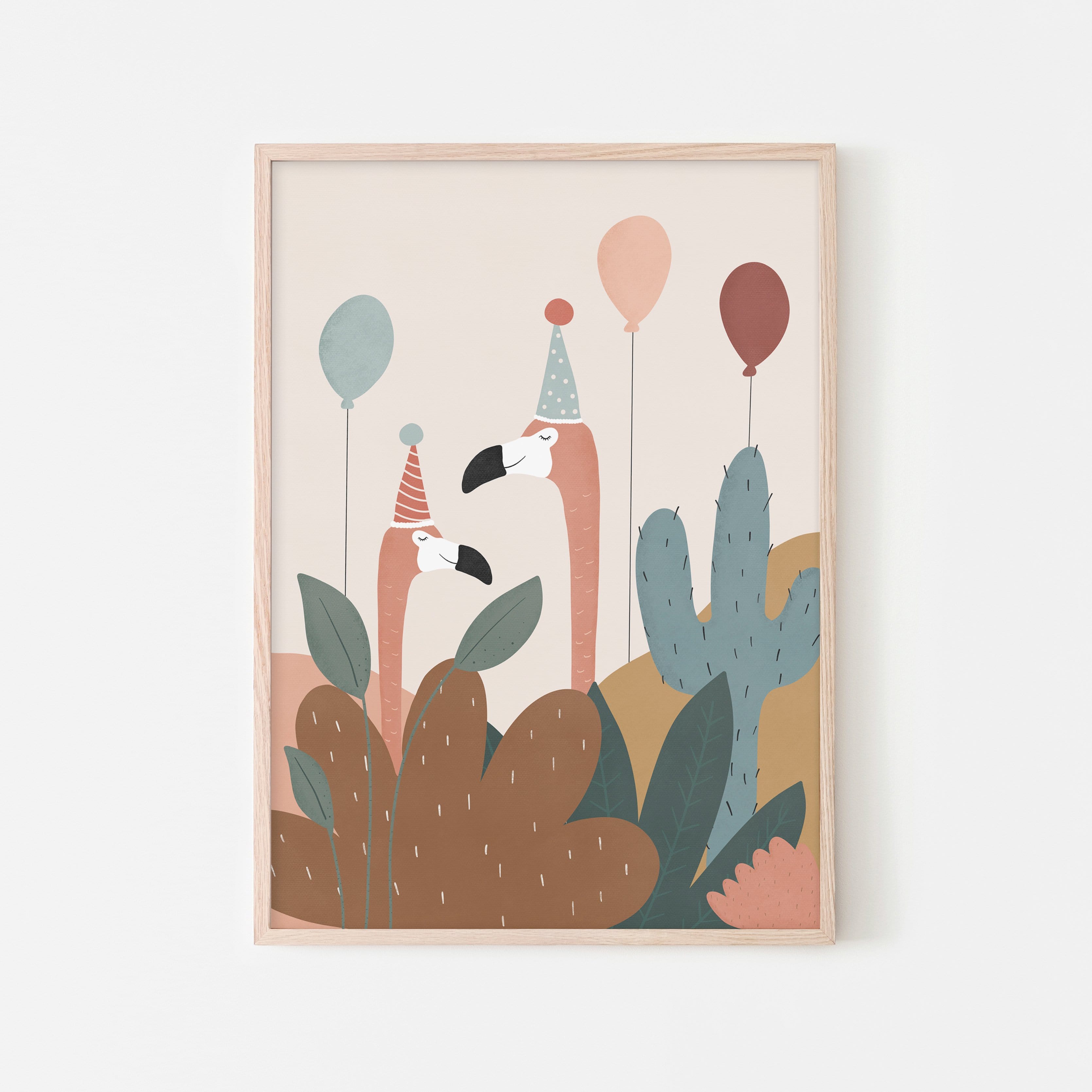 Party Animals - Kids Wall Art | Framed Print