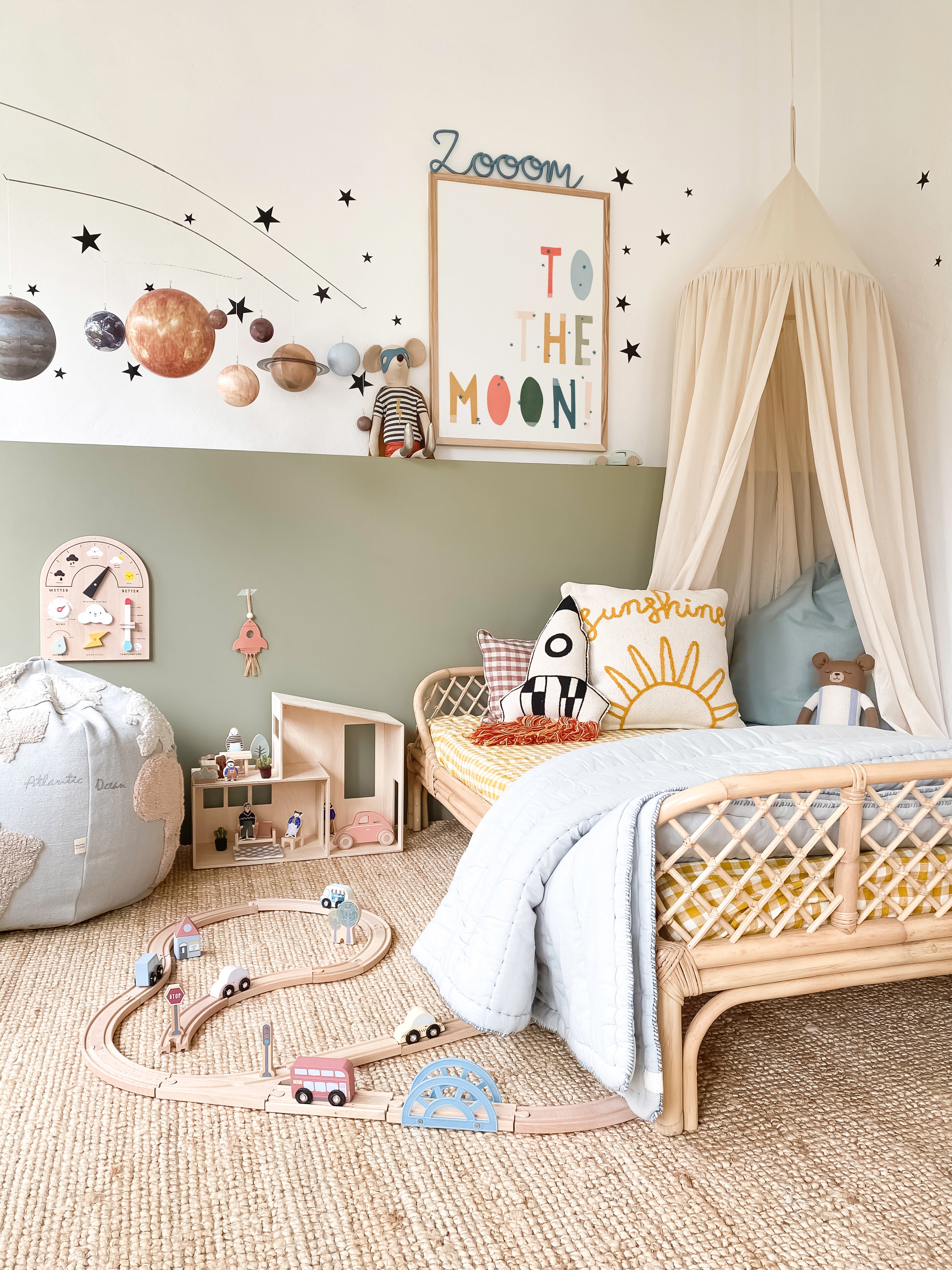 To The Moon Quote | Fine Art Print