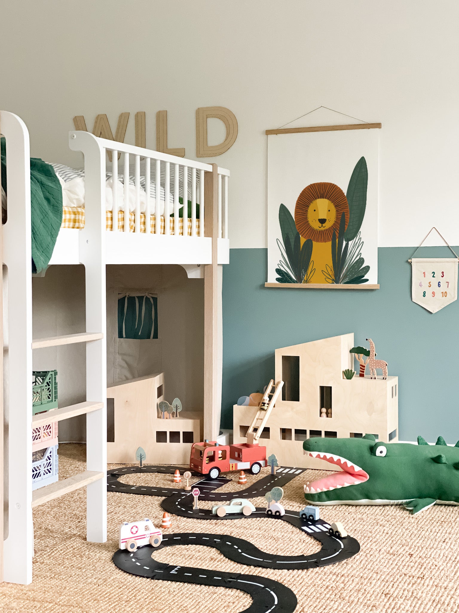 Mr Lion Animal Safari Art | Unframed