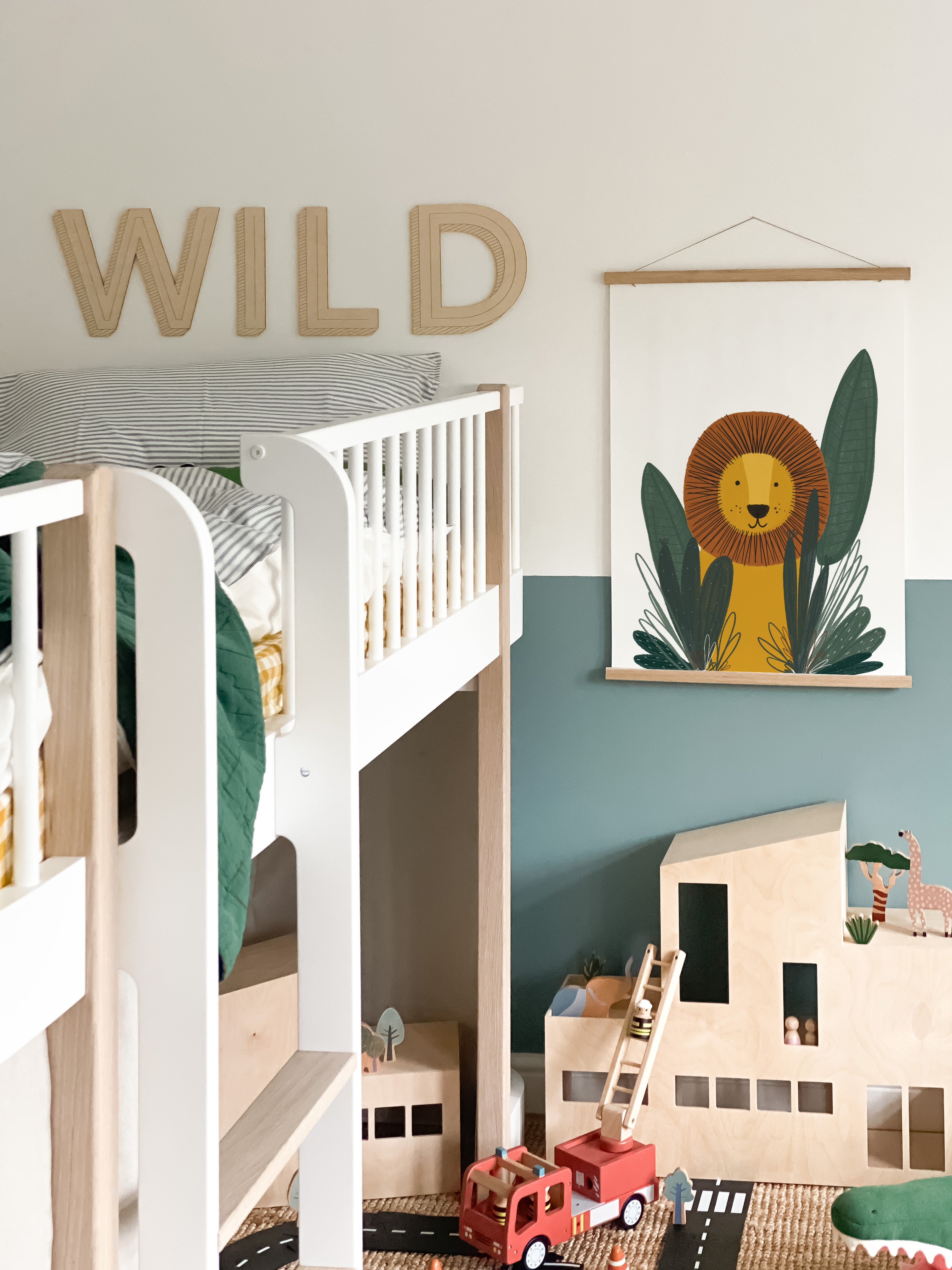 Mr Lion Animal Safari Art | Unframed