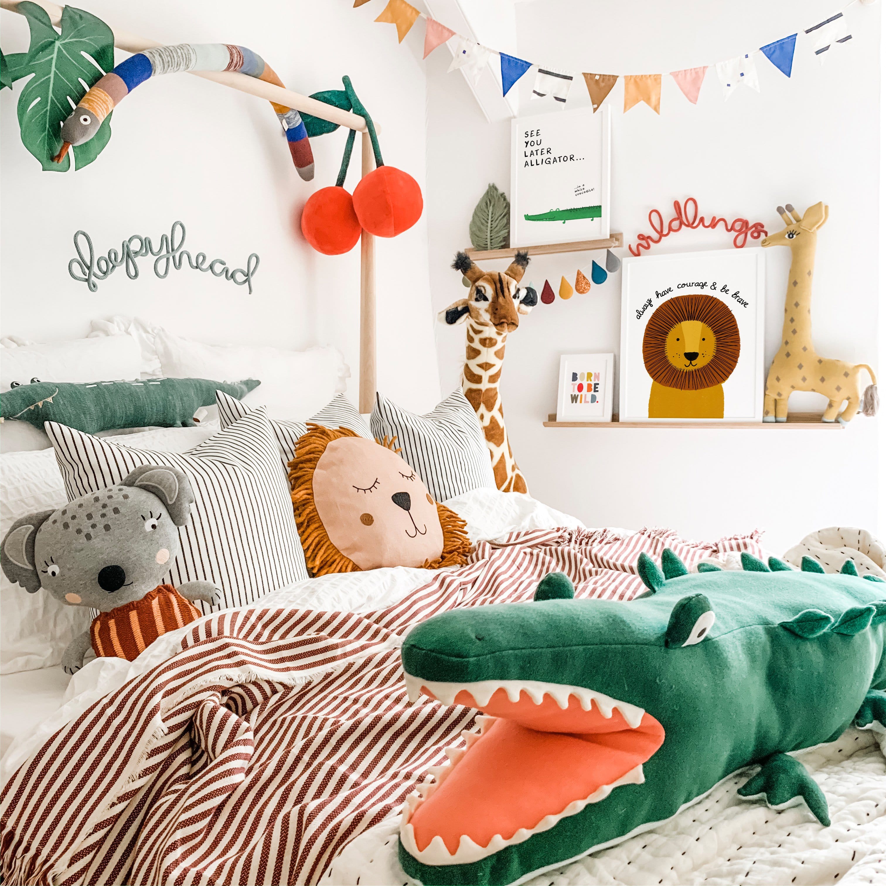 Lion - Courage & Brave Quote | Framed Print