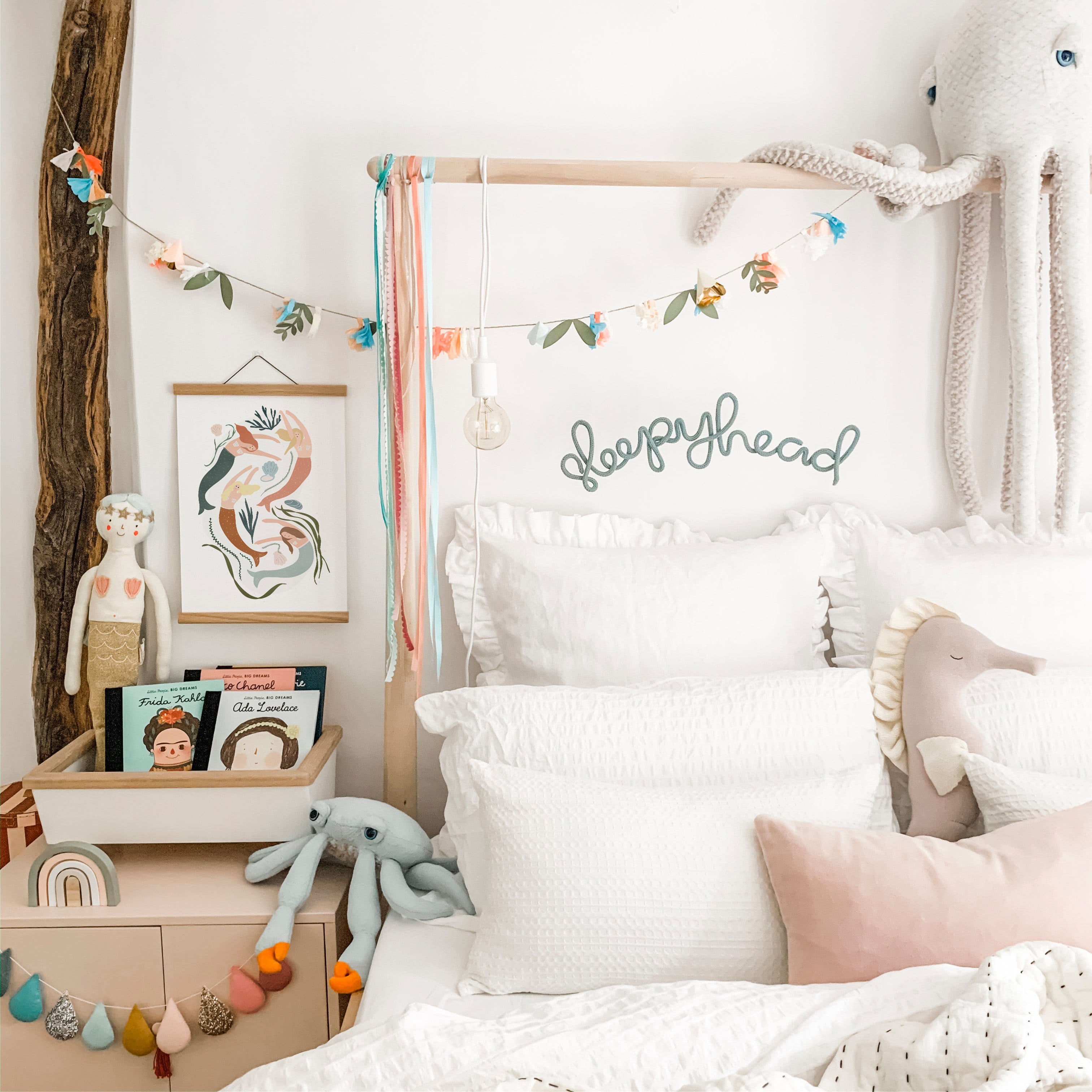 Mermaids - Girls Bedroom Decor | Unframed
