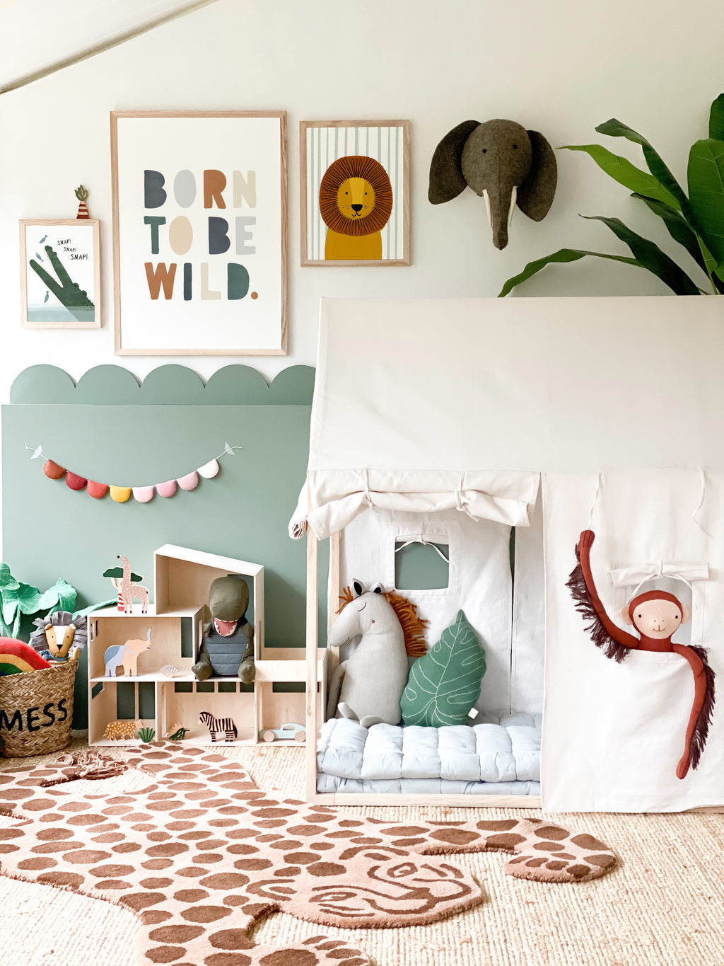Born to be wild nursery print hotsell