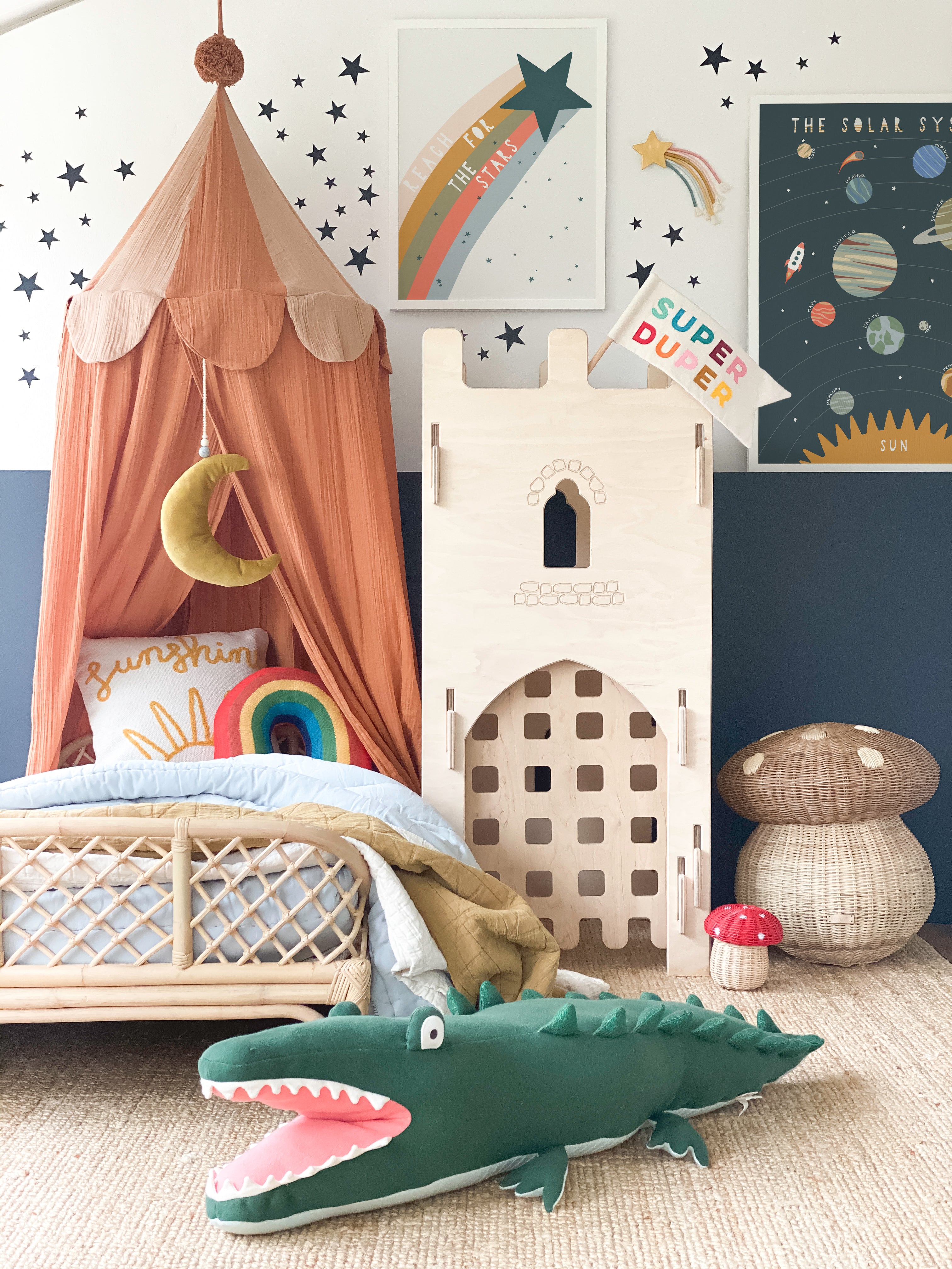 Reach for the Stars Quote - Space |  Framed Print