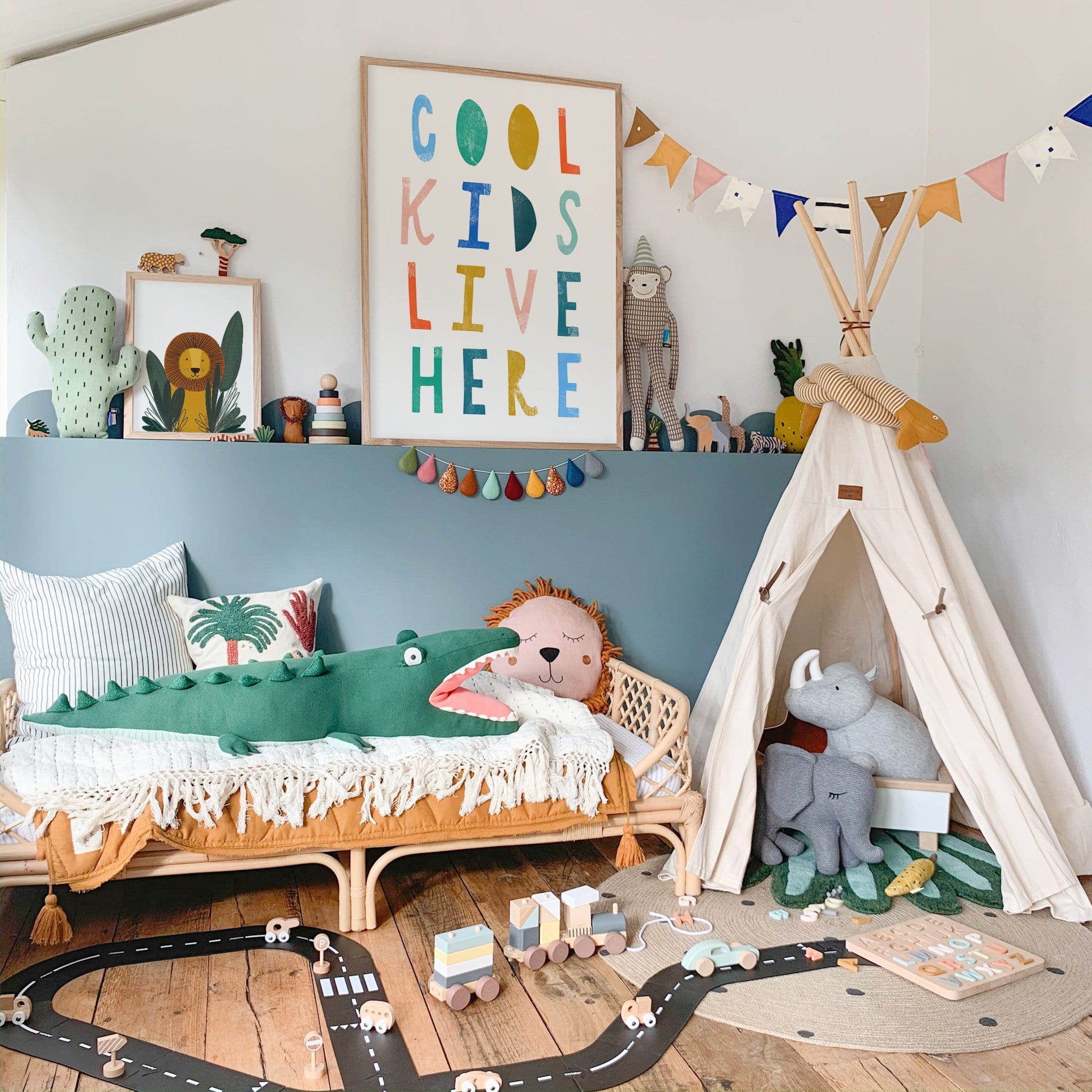 Cool Kids Live Here - Brights | Fine Art Print