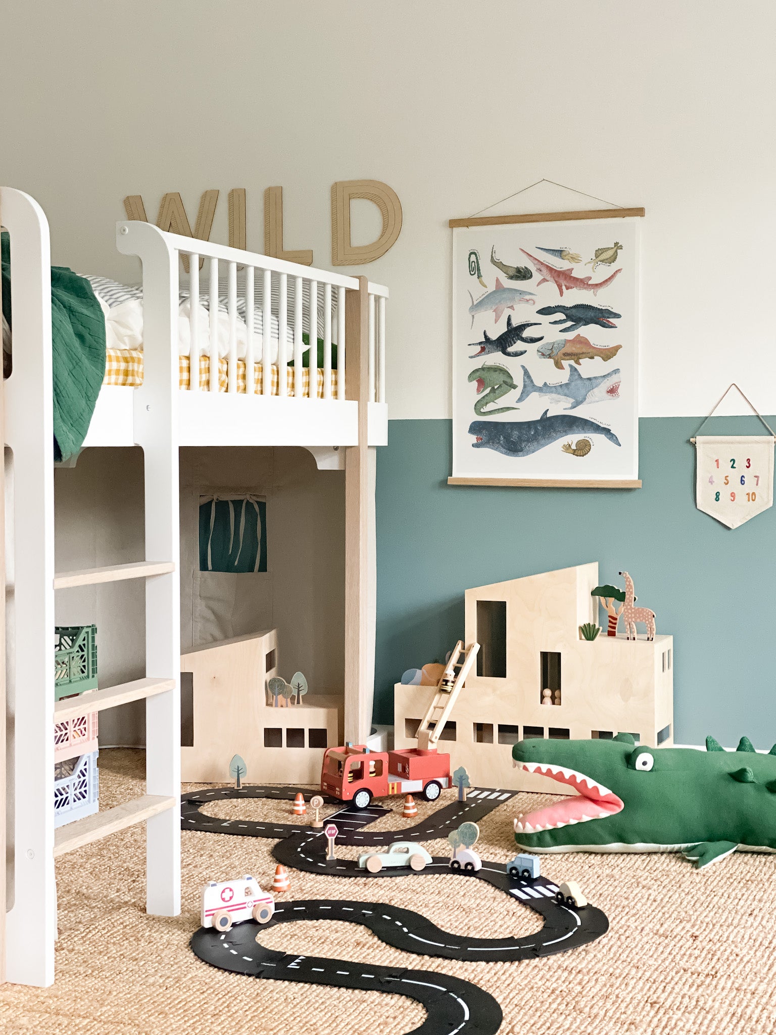 Prehistoric Ocean Chart | Unframed