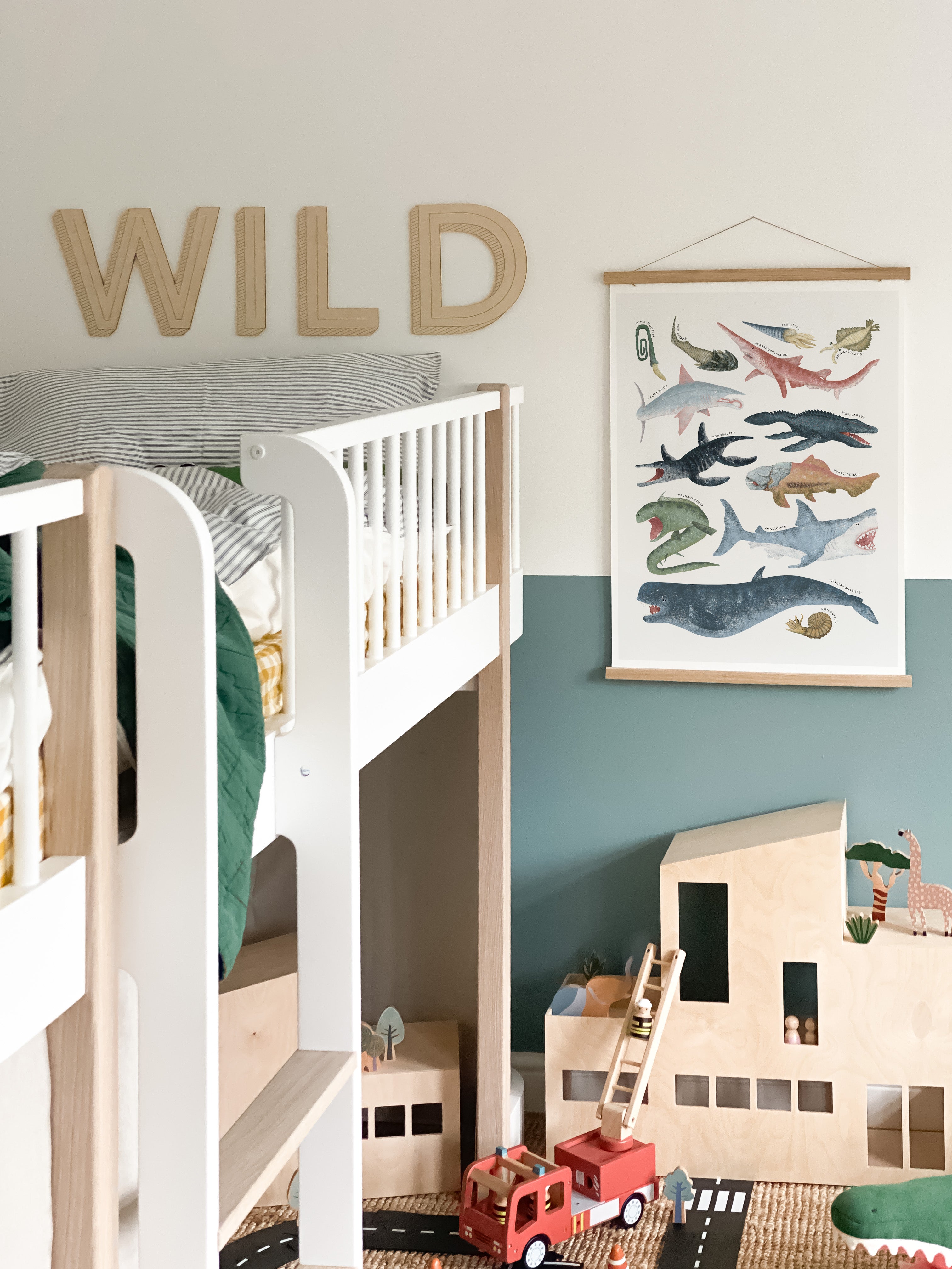 Prehistoric Ocean Chart | Unframed