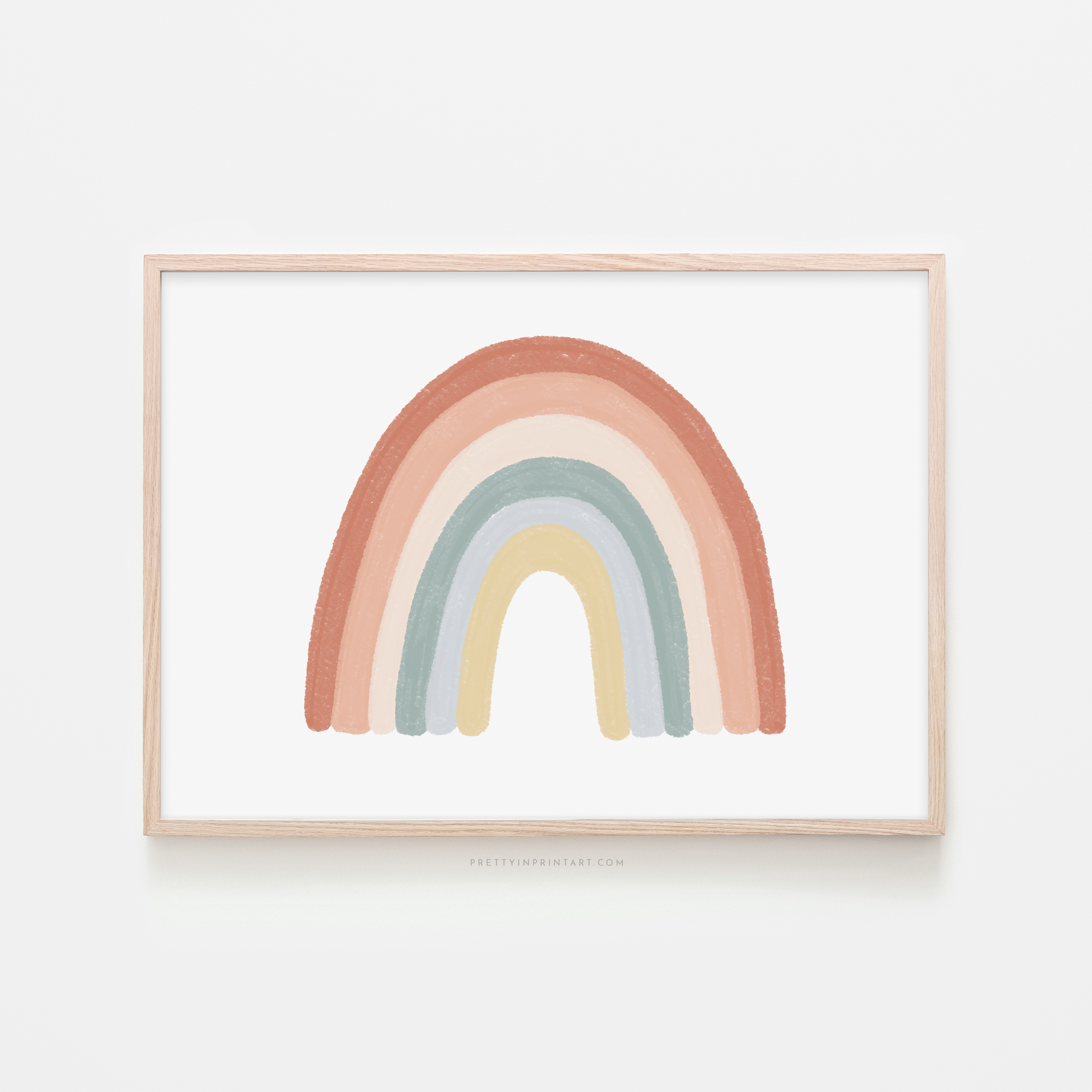 Rainbow Wall Art - Landscape - No Drops | Framed Print