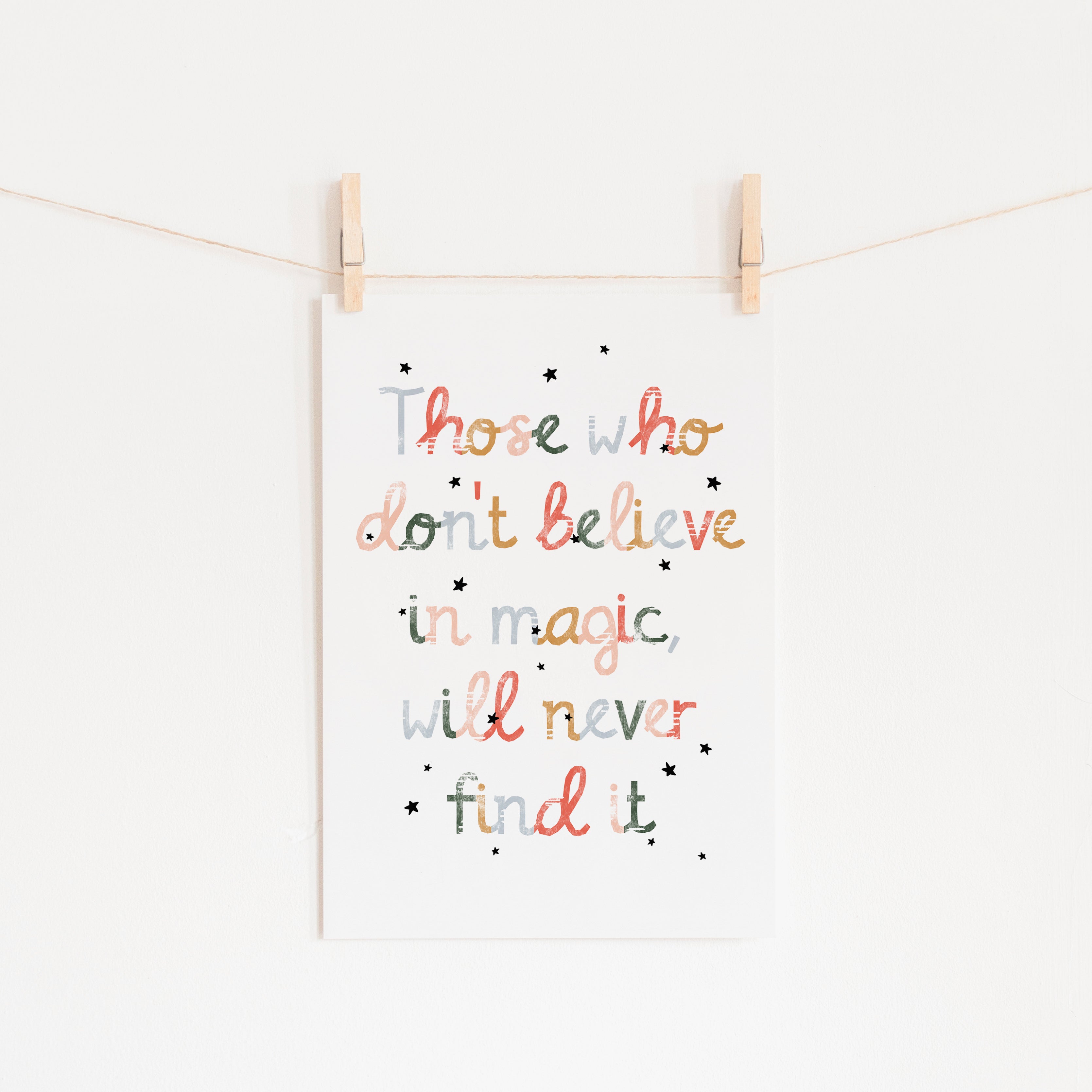 Believe in Magic Print | Unframed