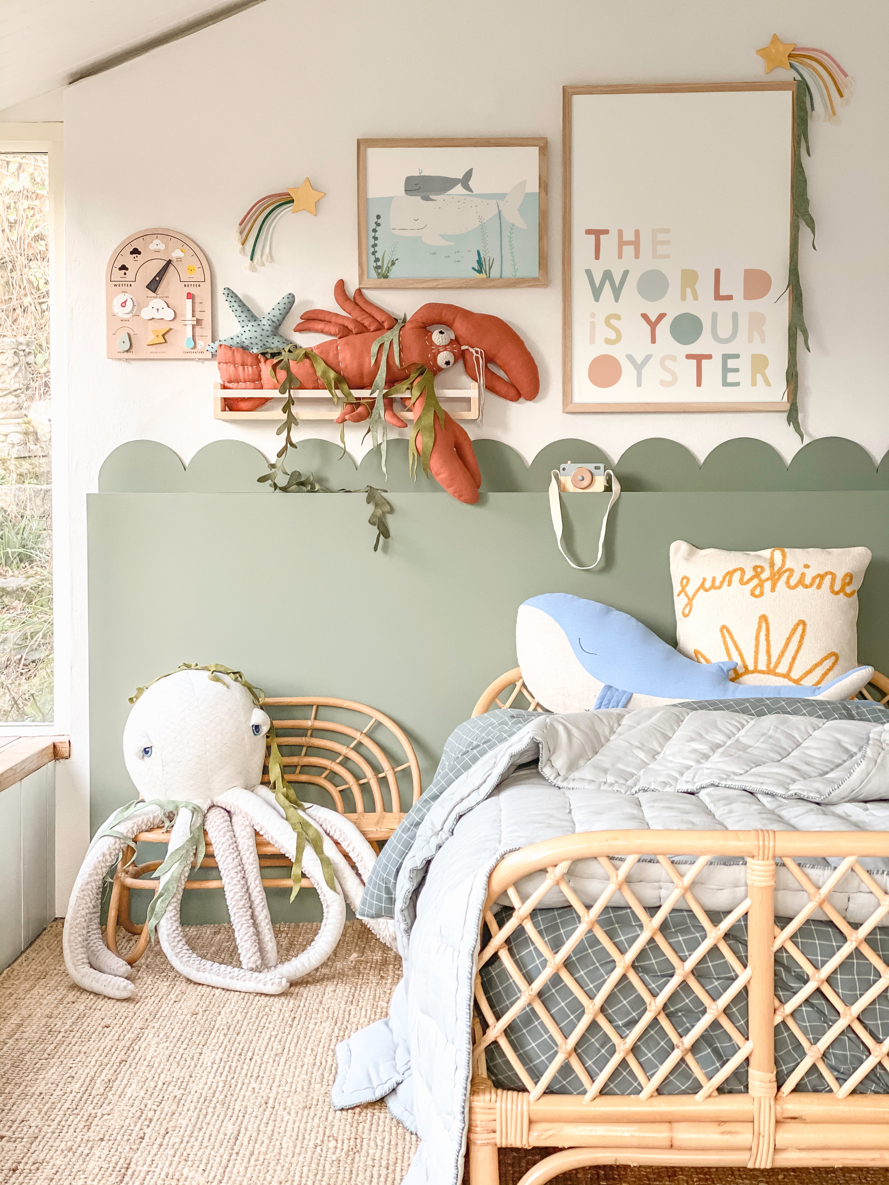 Big Whale, Little Whale | Framed Print