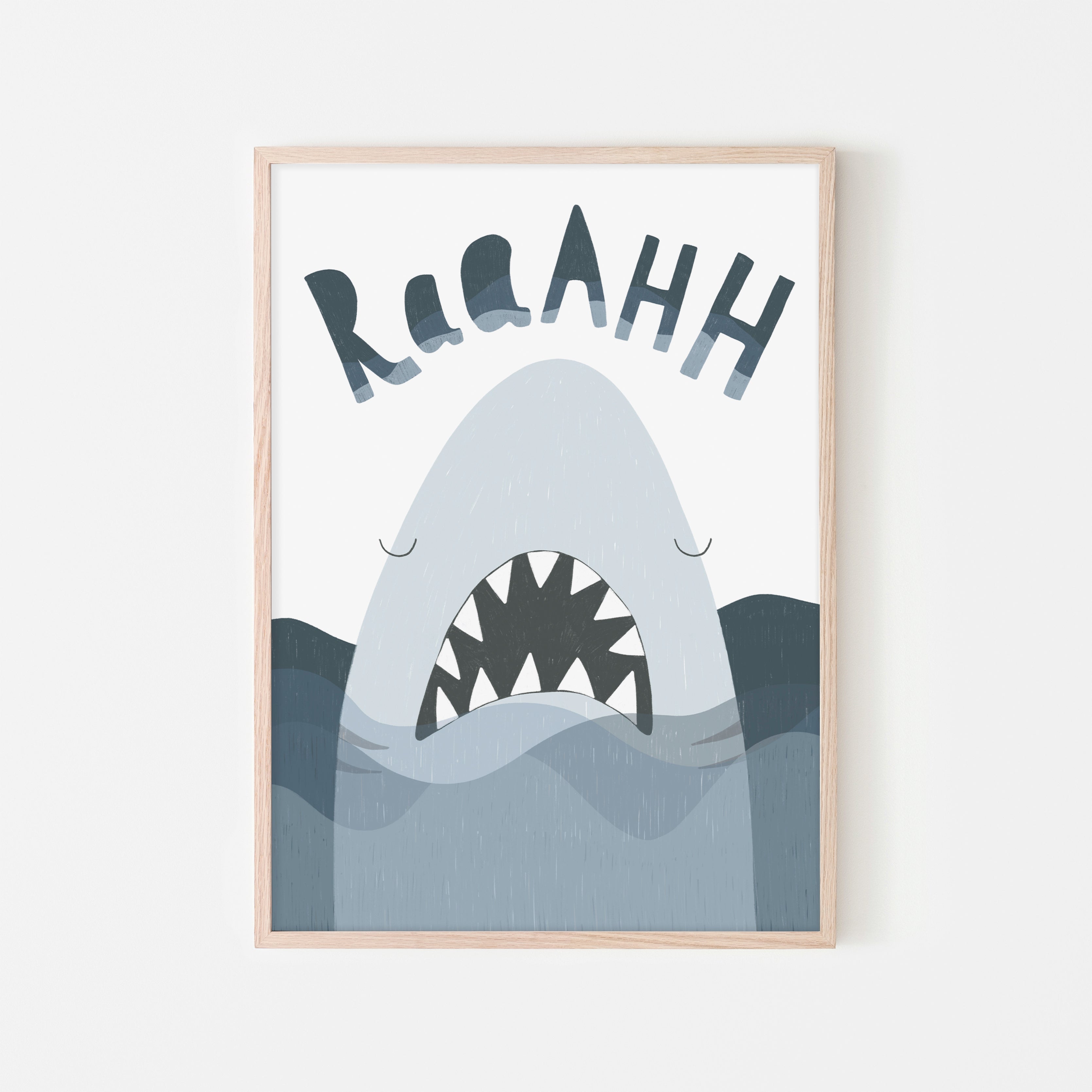 Shark Print - Jaws | Framed Print