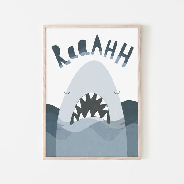 Shark Print - Jaws |  Framed Print