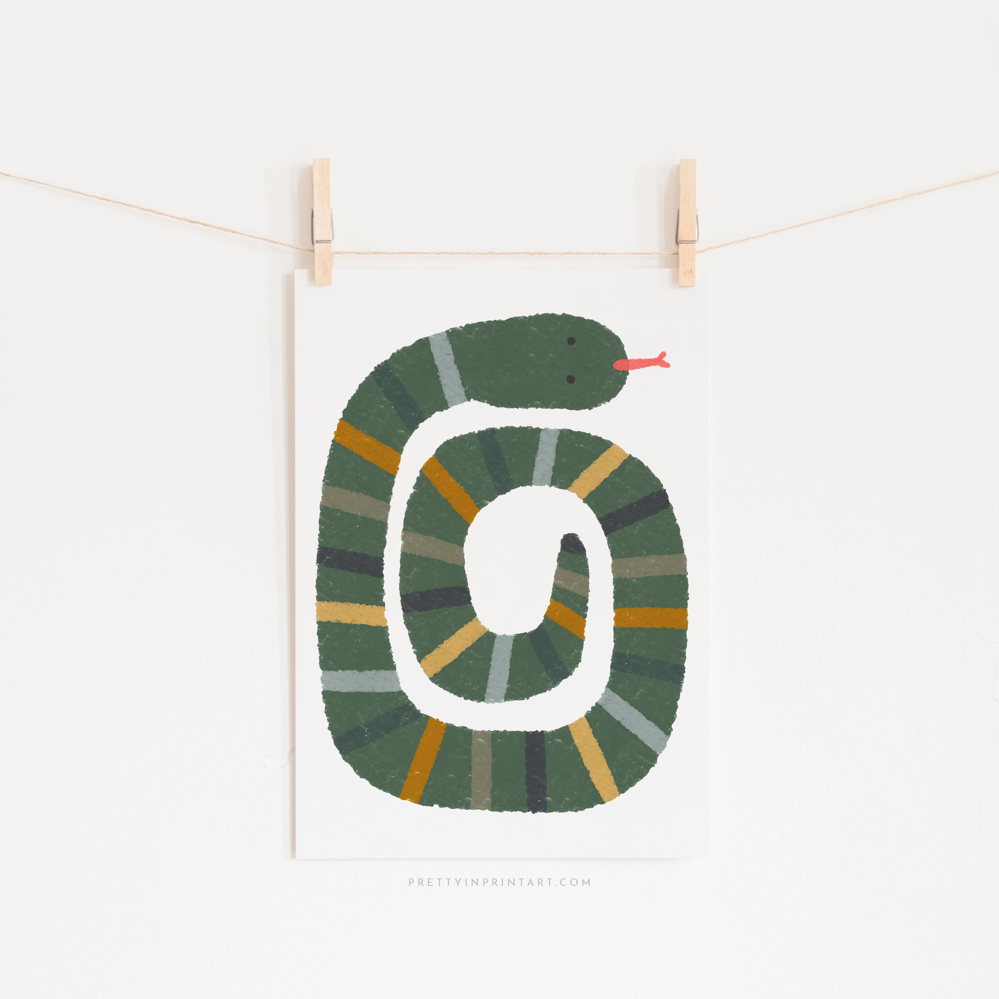 Snake Print - Jungle | Unframed