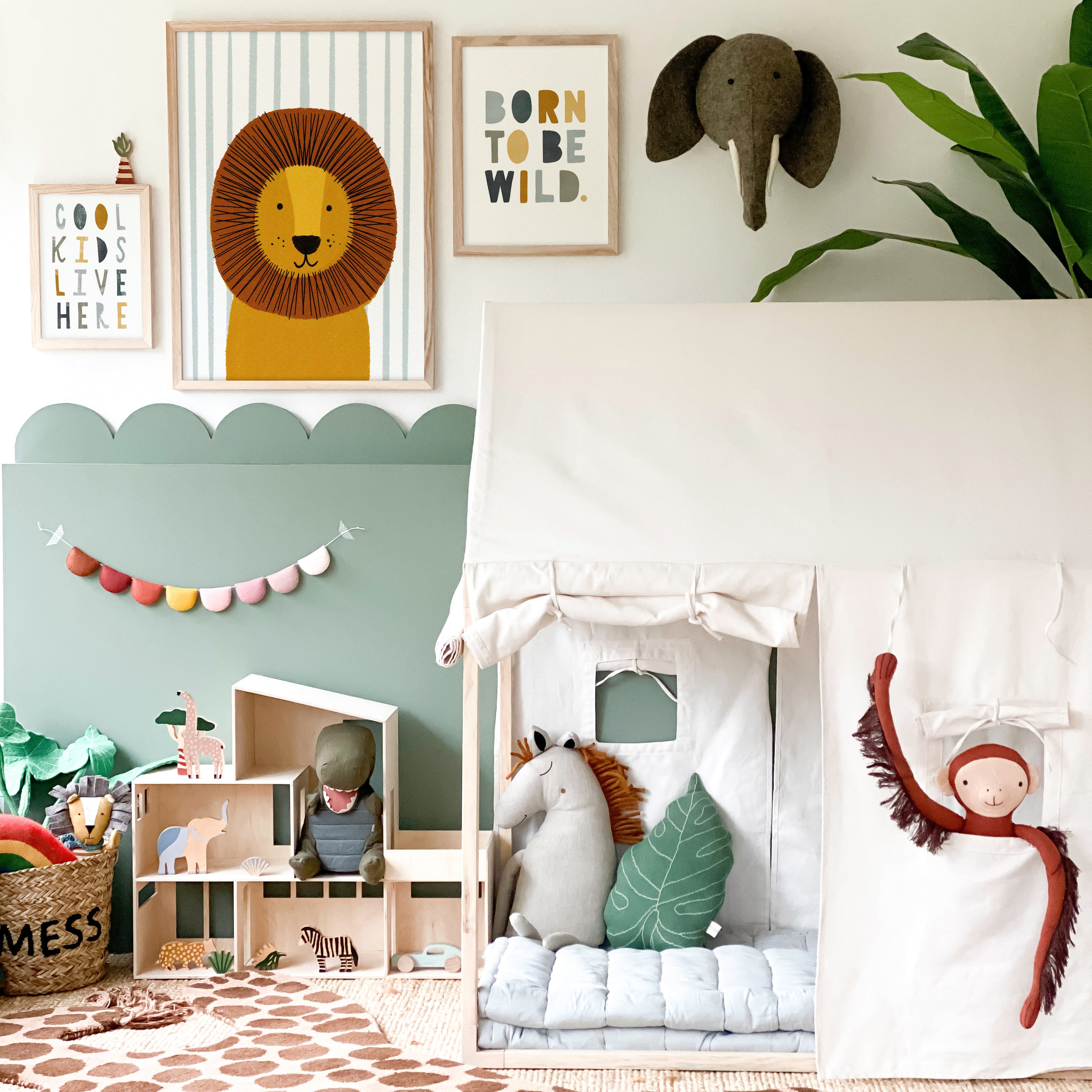 Born To Be Wild Print - Jungle | Unframed