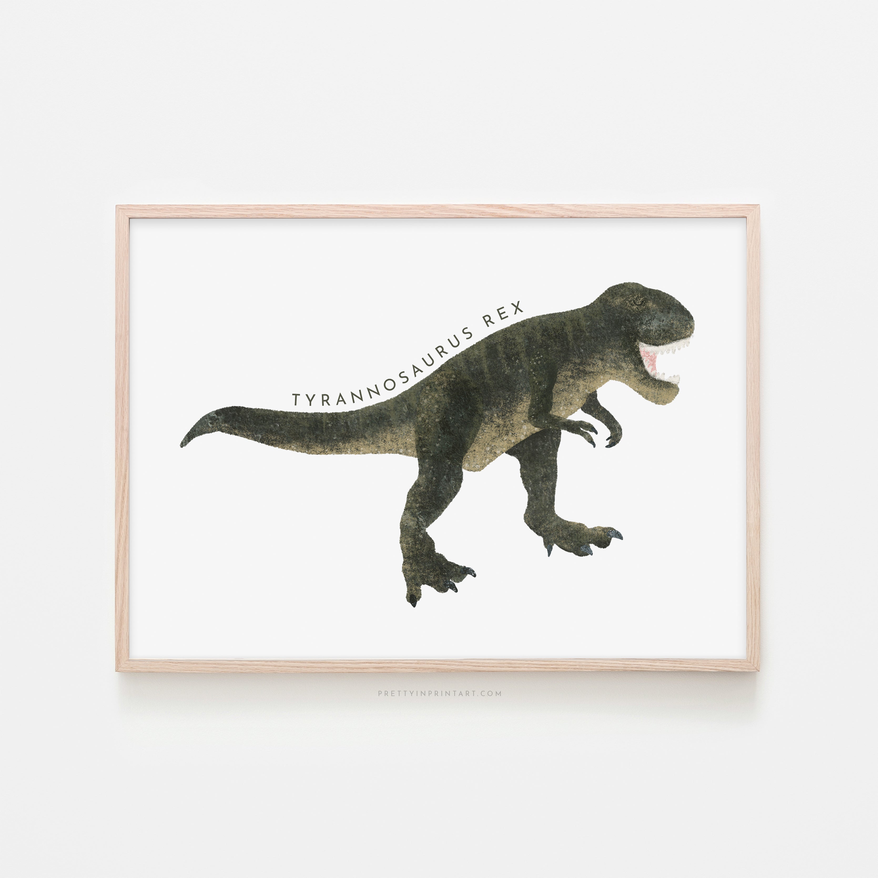 Dinosaur Art - Tyrannosaurus Rex | Framed Print