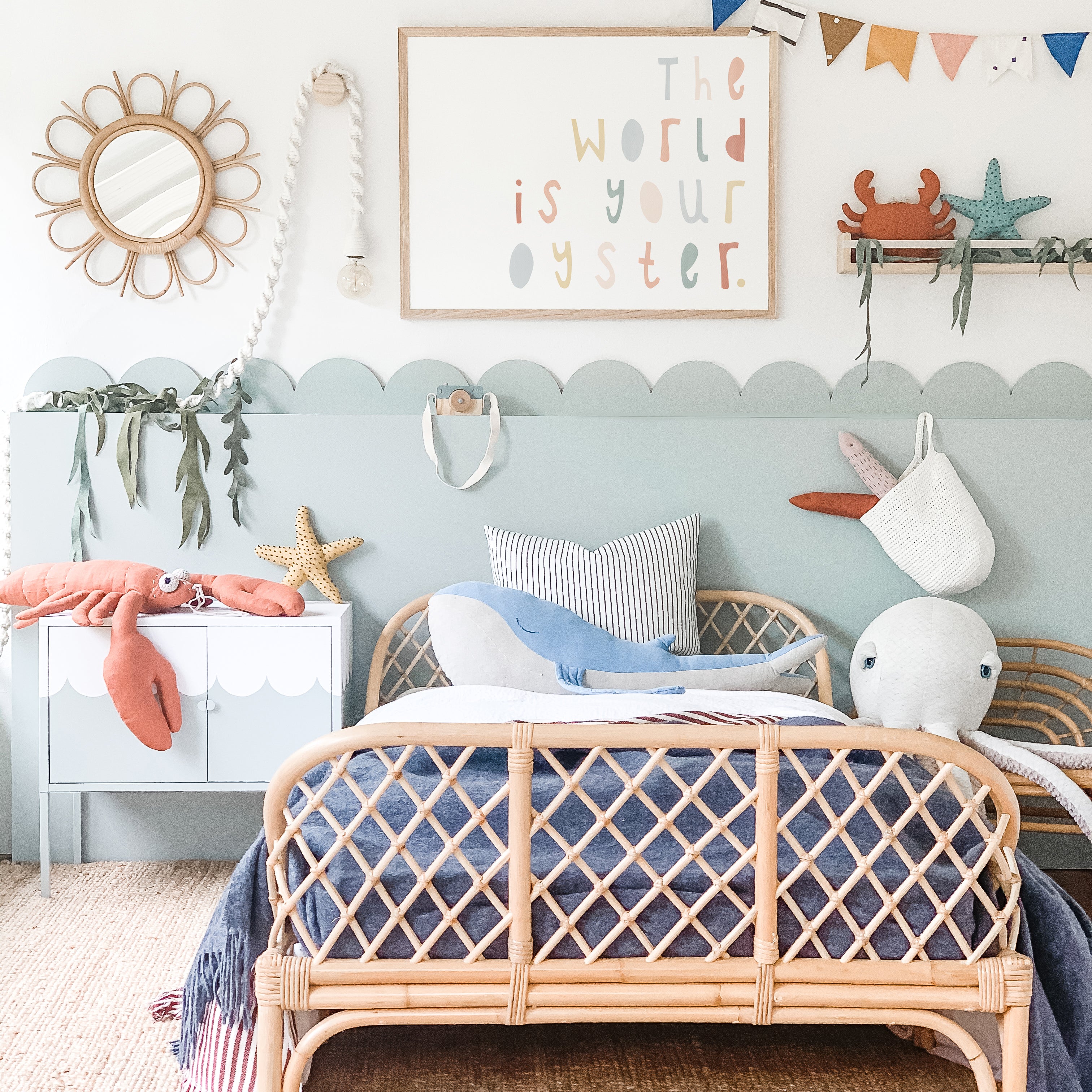 The World Is Your Oyster - Subtle Colours | Framed Print