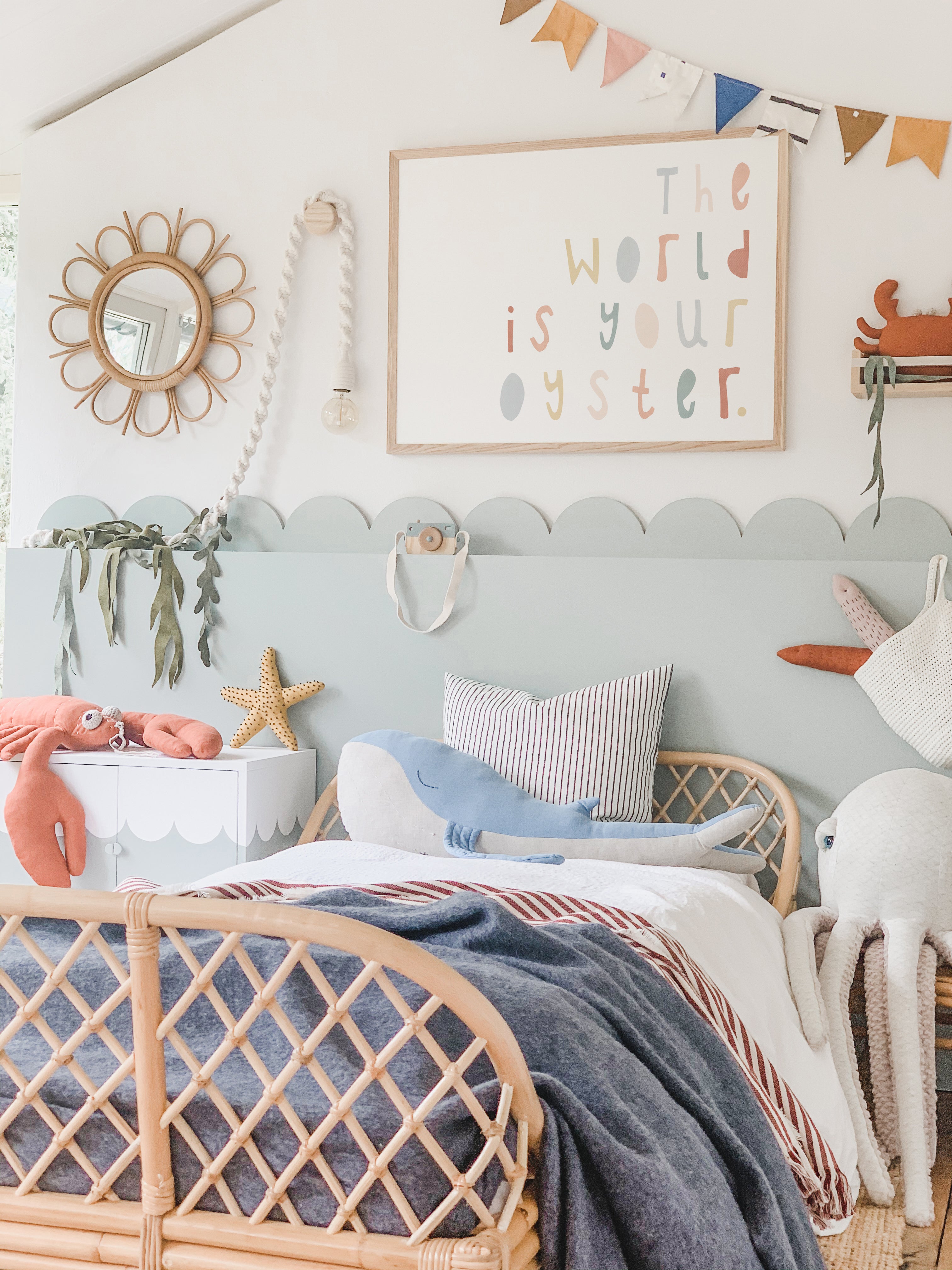 The World Is Your Oyster - Subtle Colours | Unframed