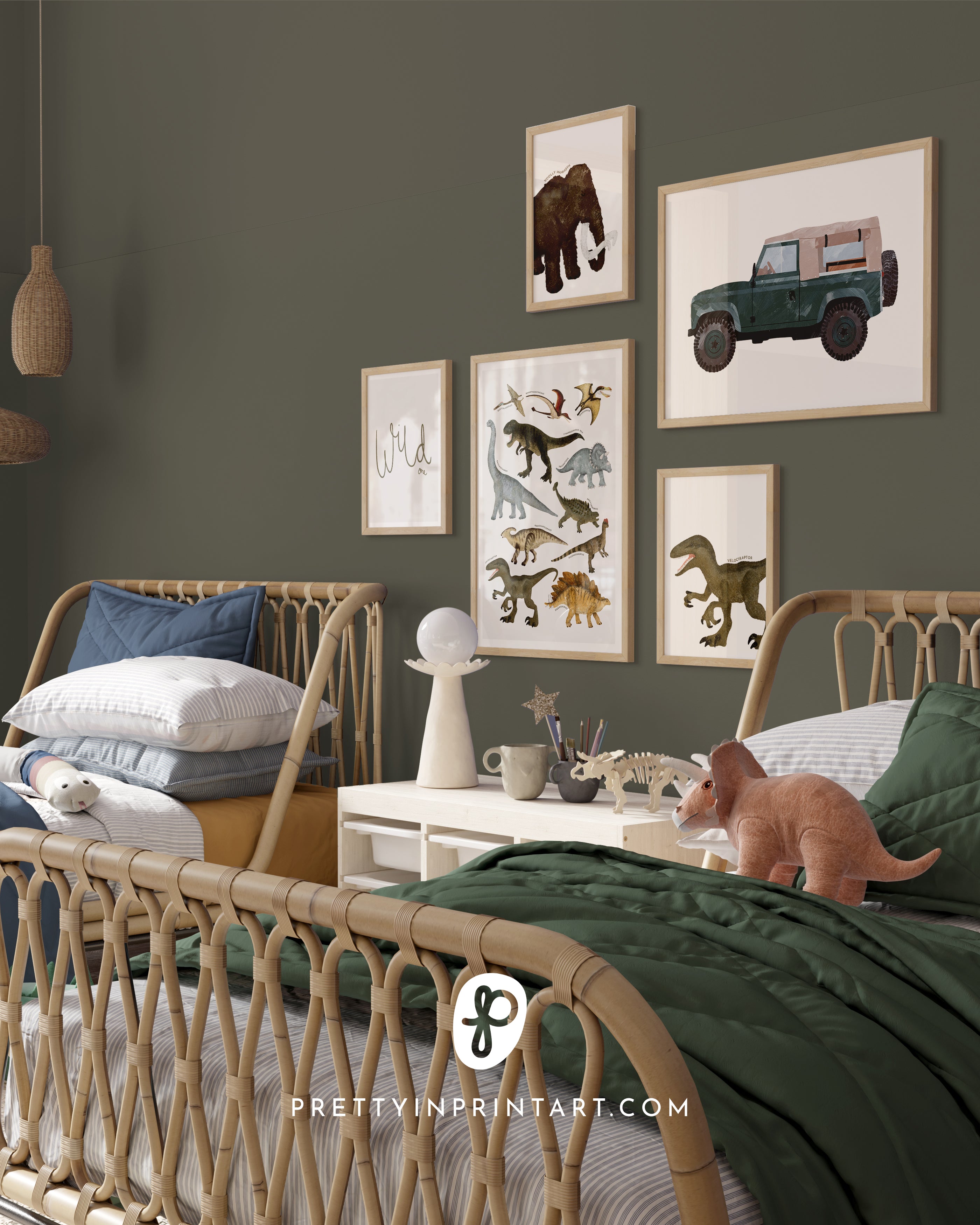 Wild One - Forest Green | Unframed