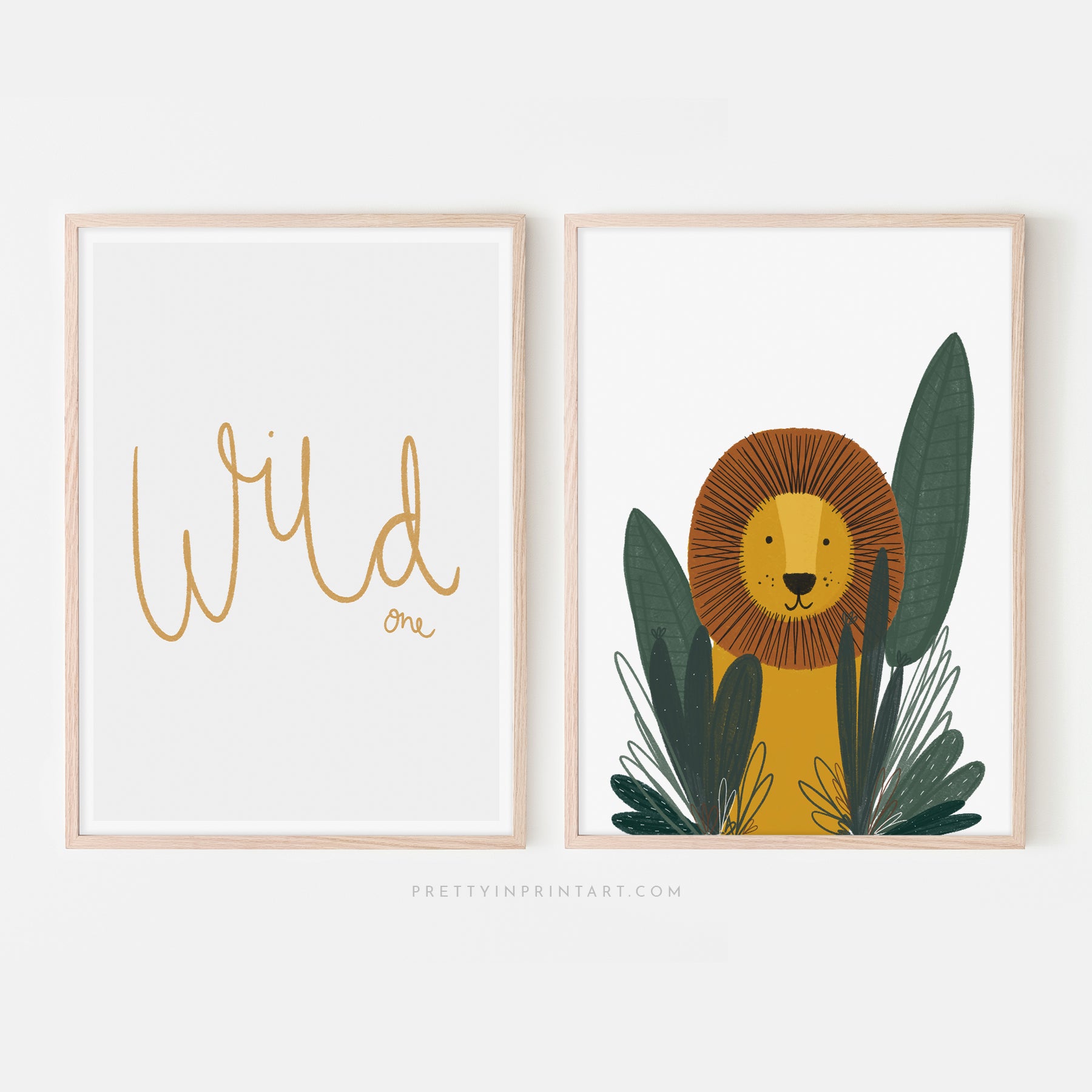 Wild One - Ochre | Framed Print