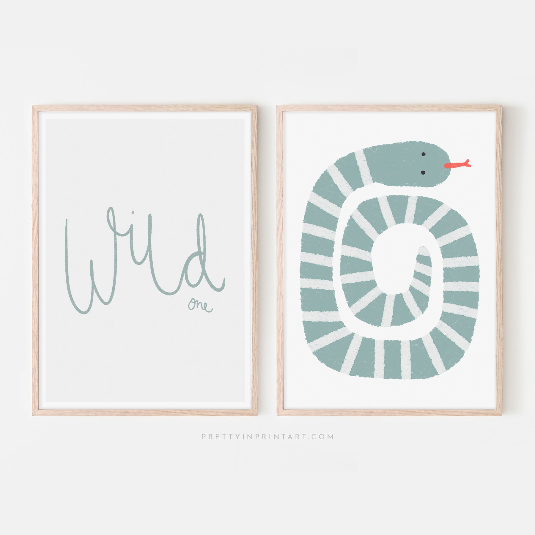 Wild One - Light Blue | Unframed