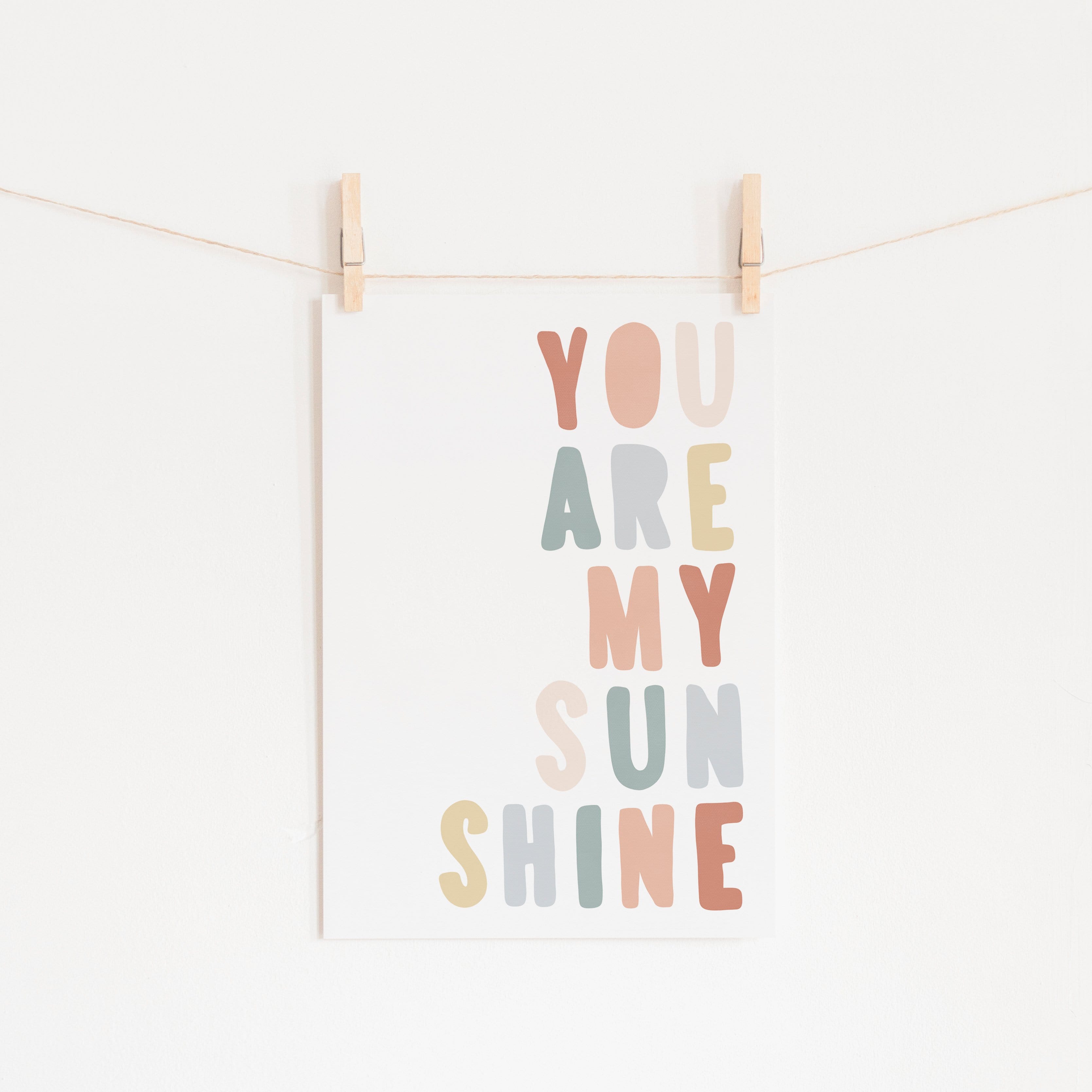 You Are My Sunshine - Subtle Colours |  Fine Art Print