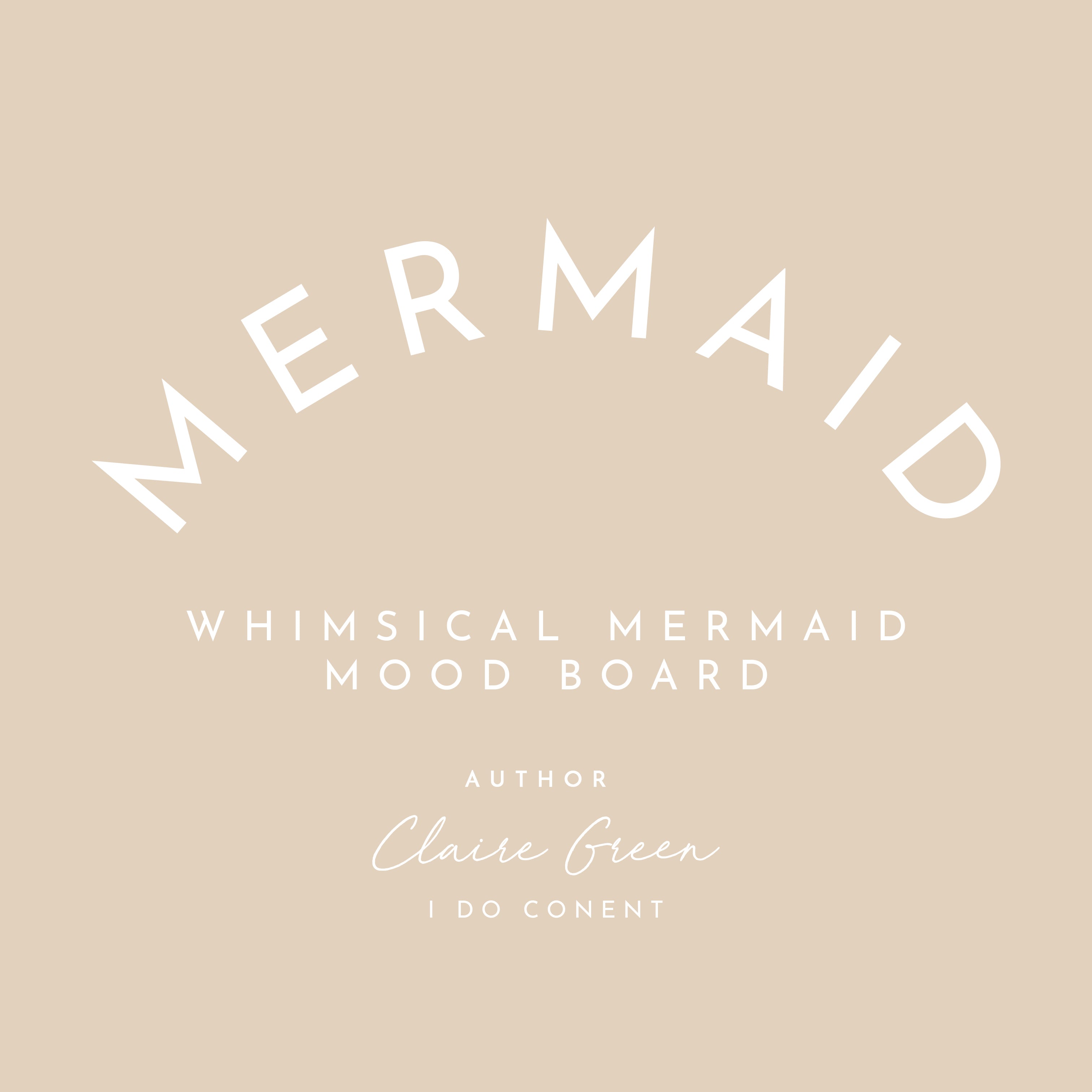 Mermaid Mood Board Collection