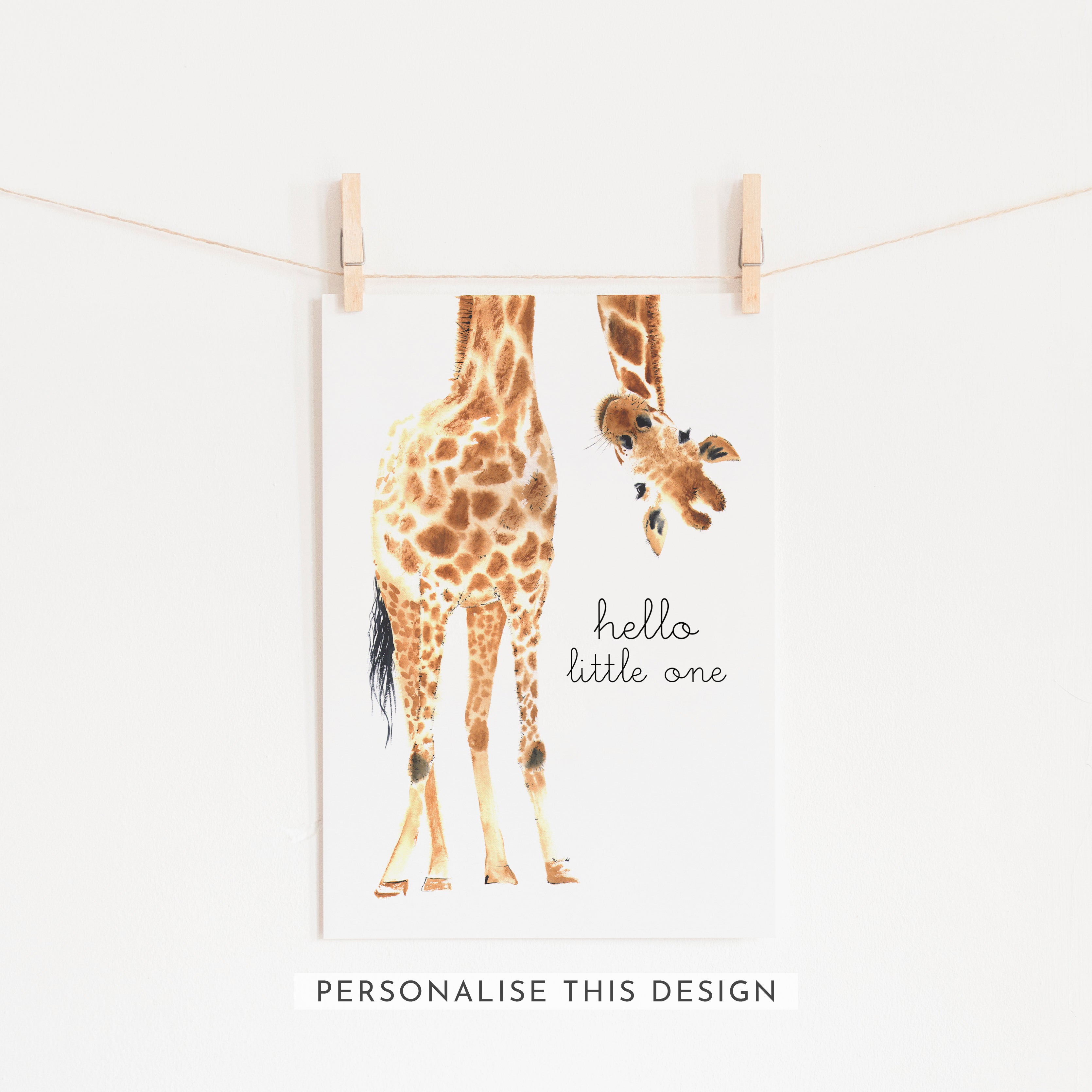 Giraffe's (Unframed)