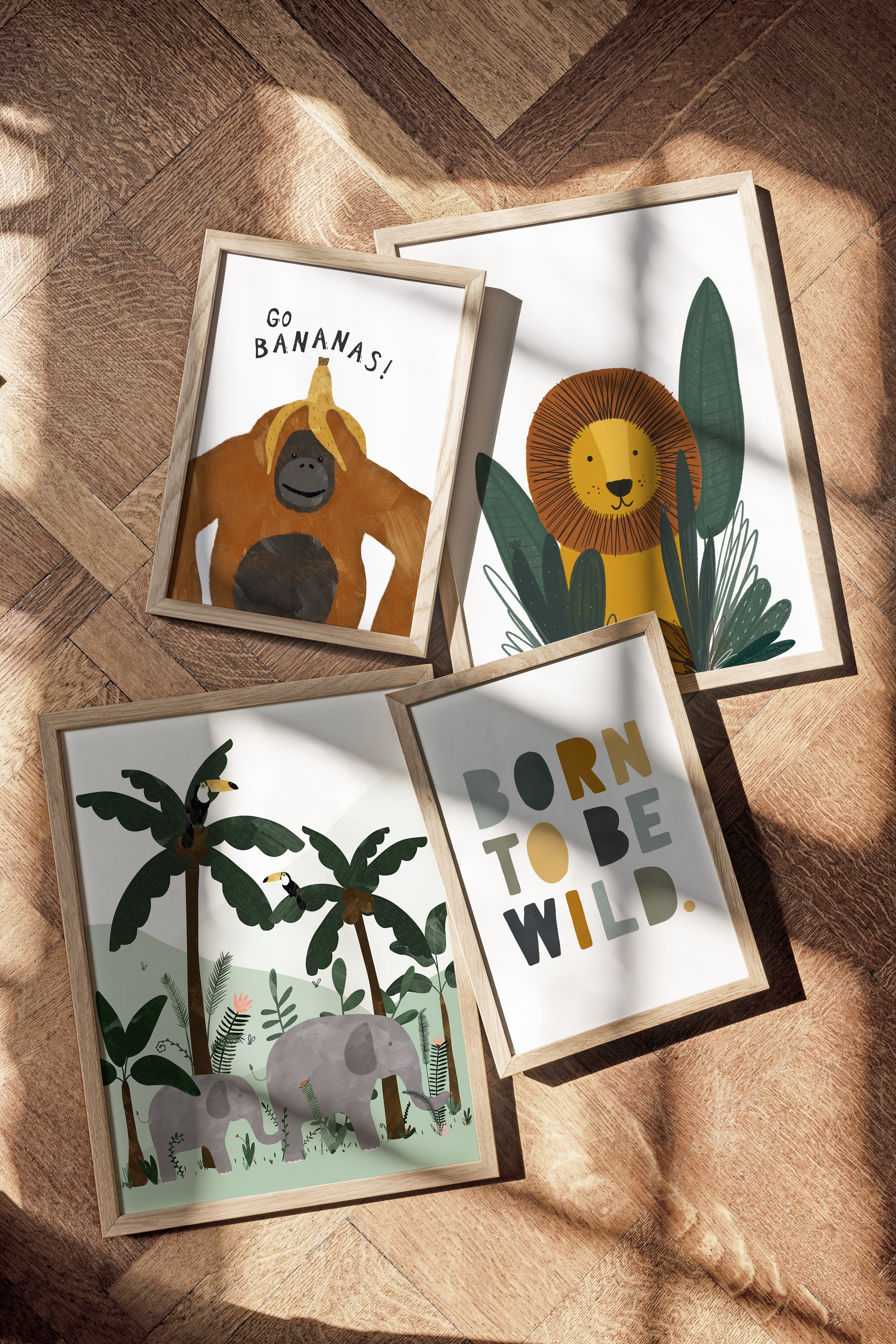 Transform your little one’s nursery into a wild and whimsical jungle with jungle-themed nursery art prints.