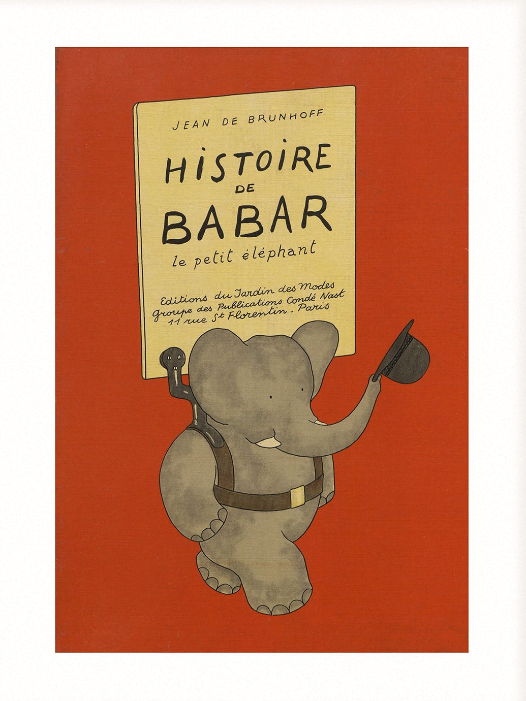 Babar Vintage Art 00103 |  Unframed