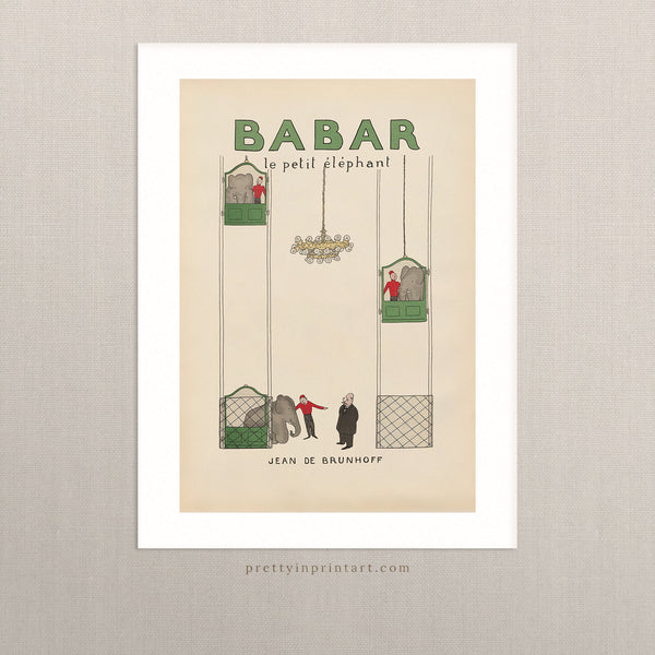 Babar Vintage Art 00104 |  Unframed