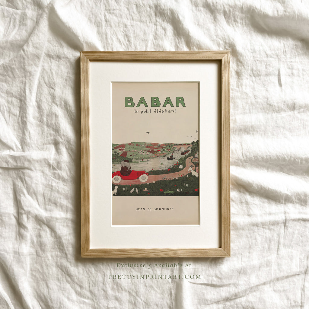 Babar Vintage Art 00106 |  Framed & Mounted Print