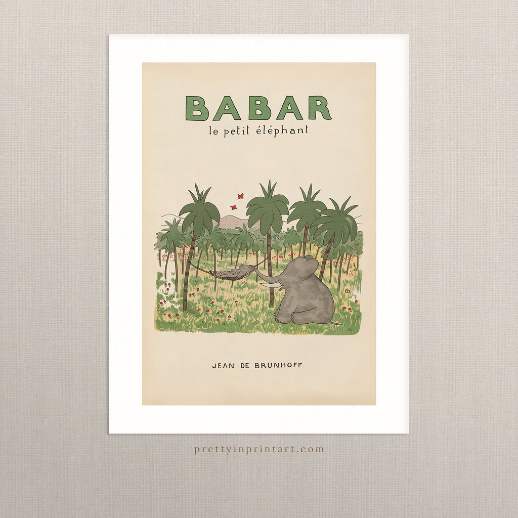 Babar Vintage Art 00107 |  Unframed
