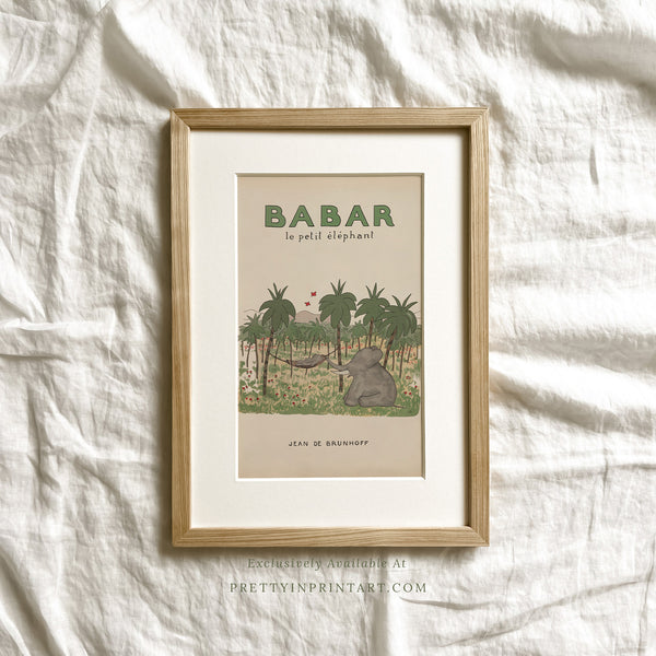 Babar Vintage Art 00107 |  Framed & Mounted Print
