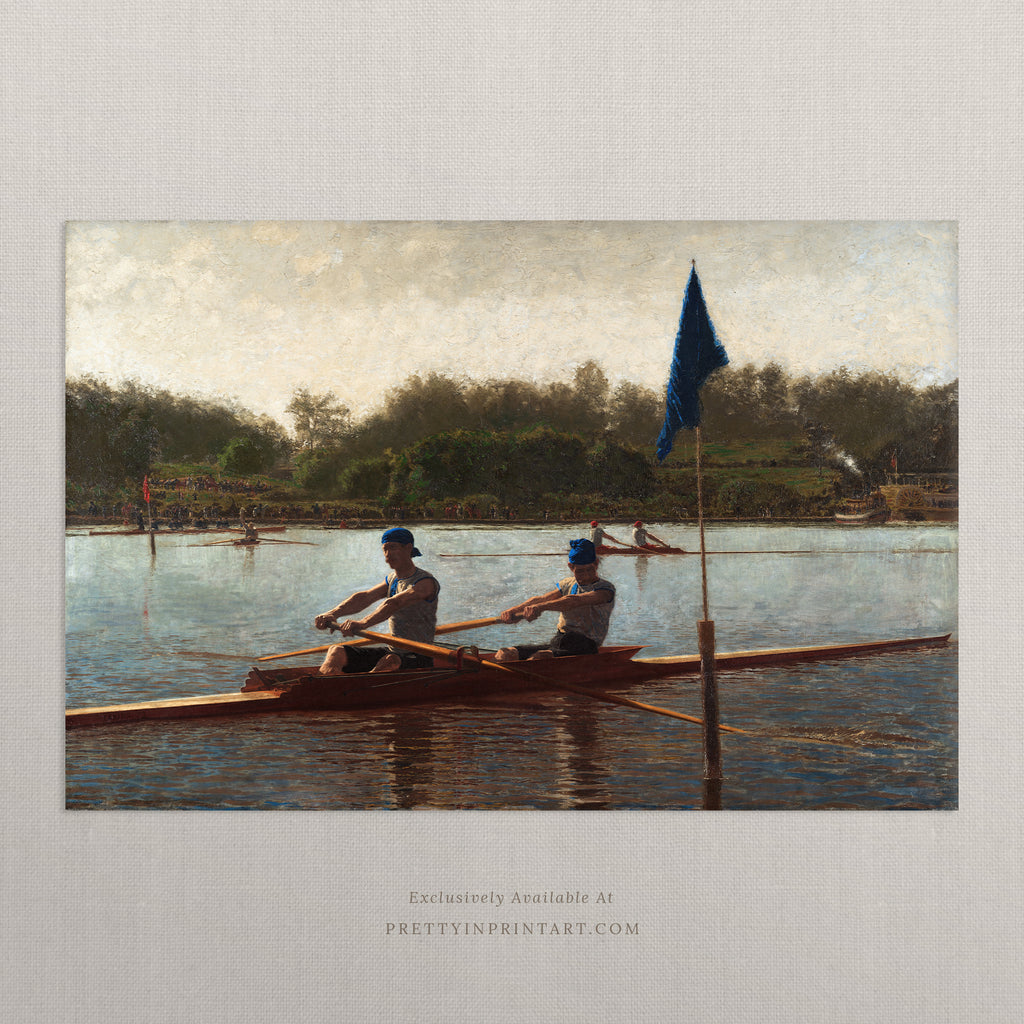 Rowing Vintage Art 00296 |  Unframed